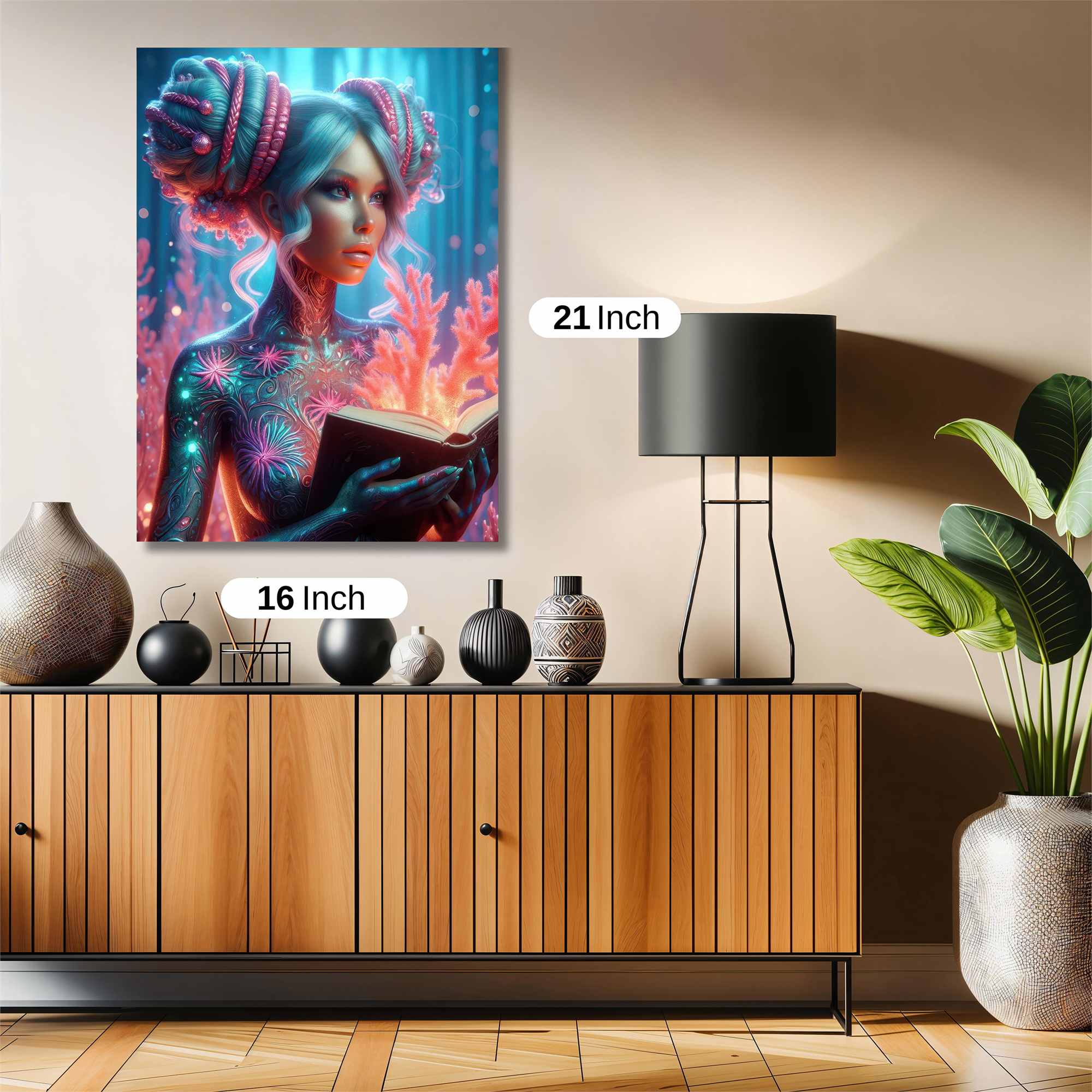 Coral Enchantress Safe Wall Magnetic / M