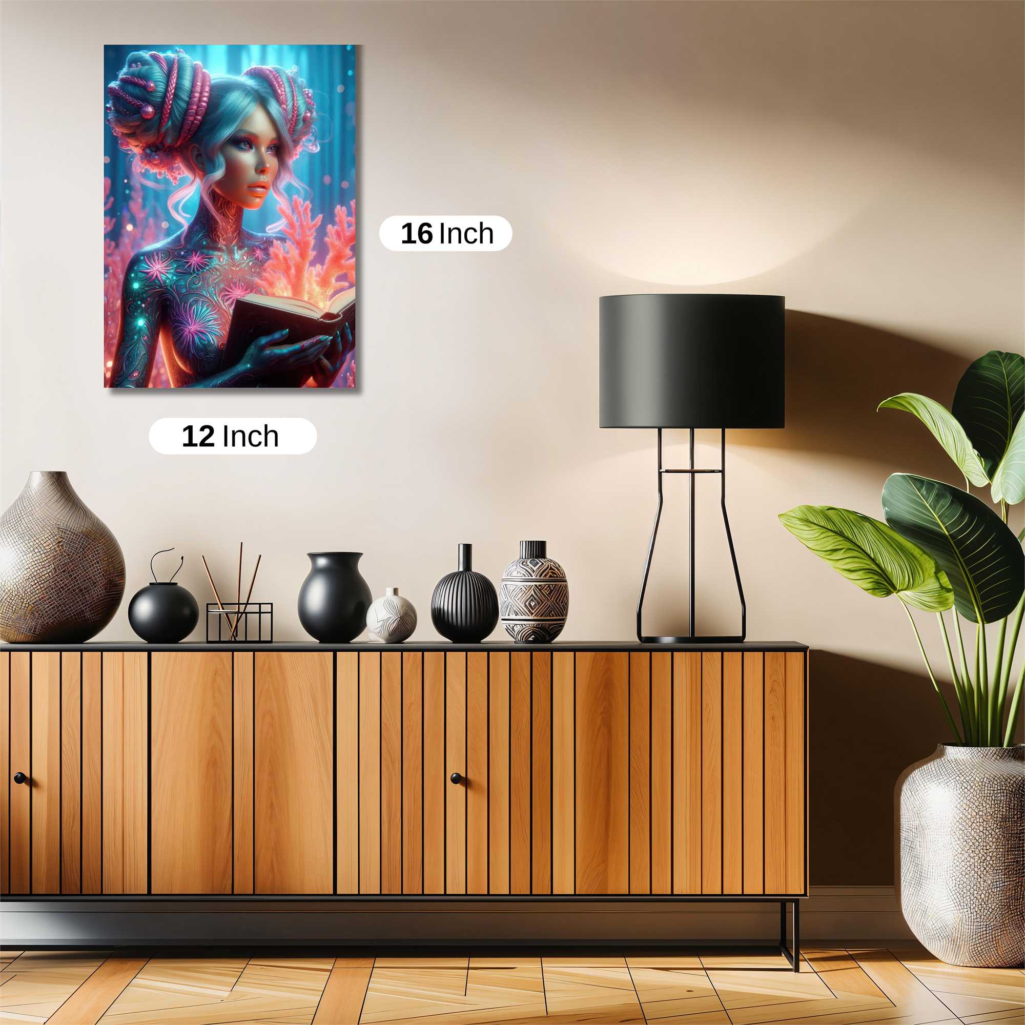 Coral Enchantress Safe Wall Magnetic / M