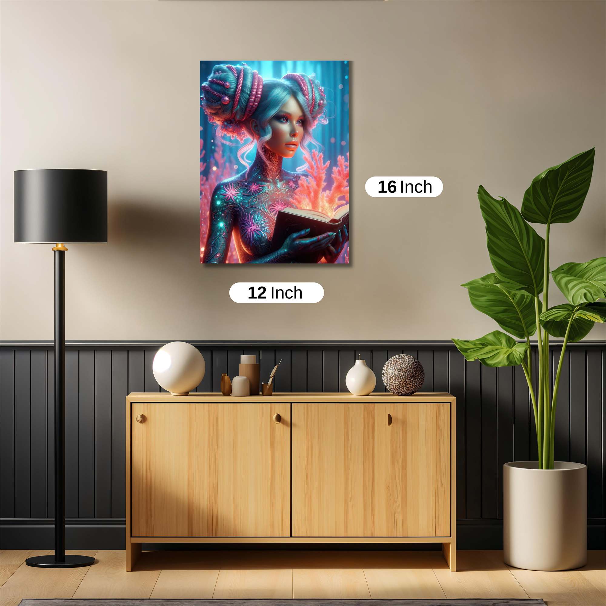 Coral Enchantress Safe Wall Magnetic / M