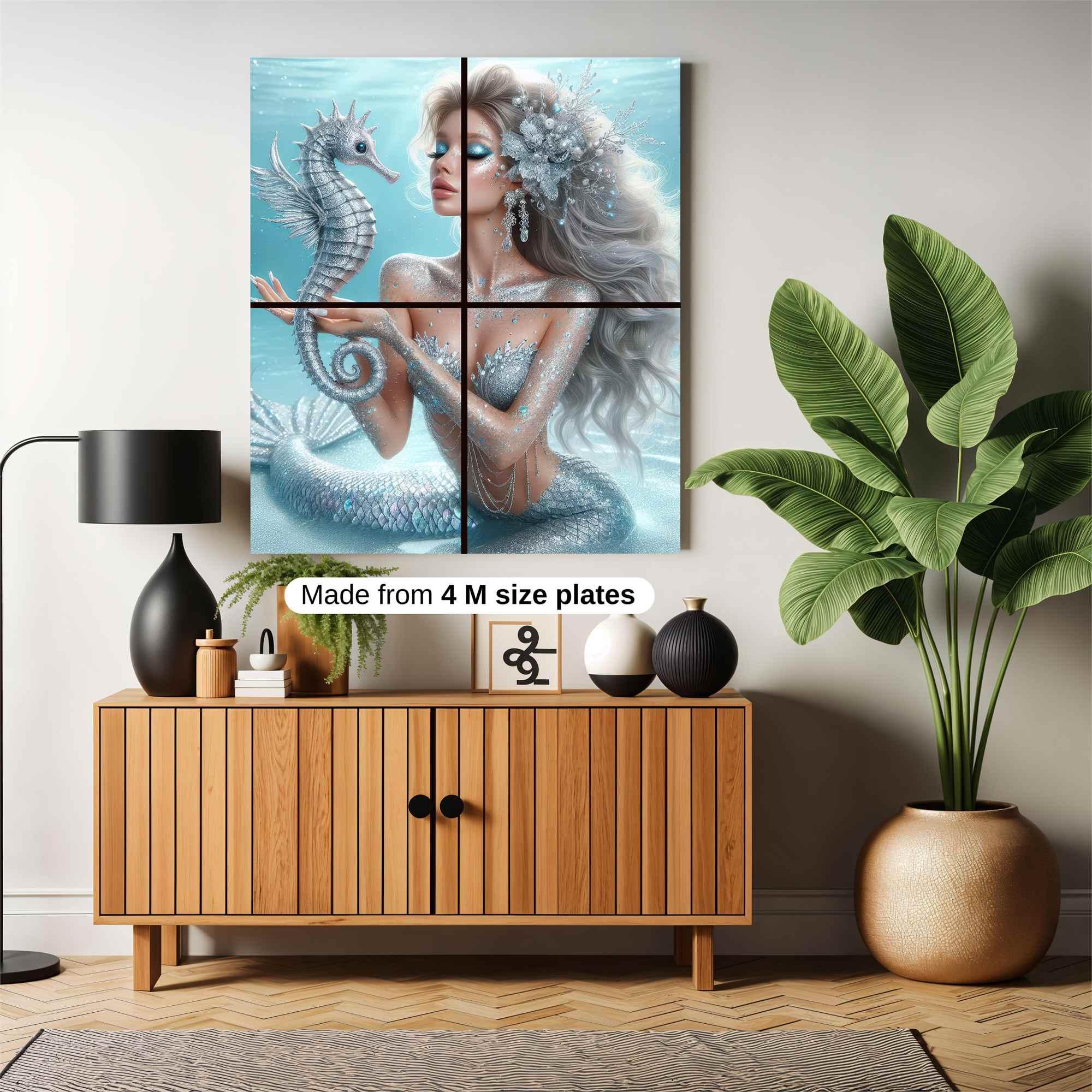 Mermaid Serenity Safe Wall Magnetic / M