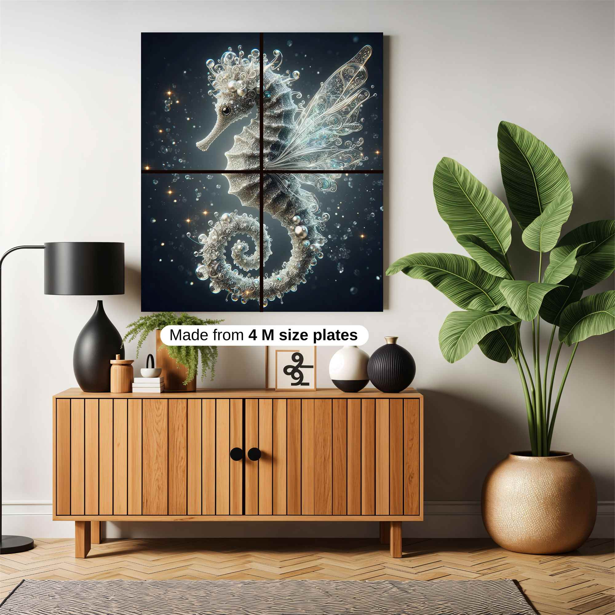 Seahorse Enchantment Safe Wall Magnetic / M