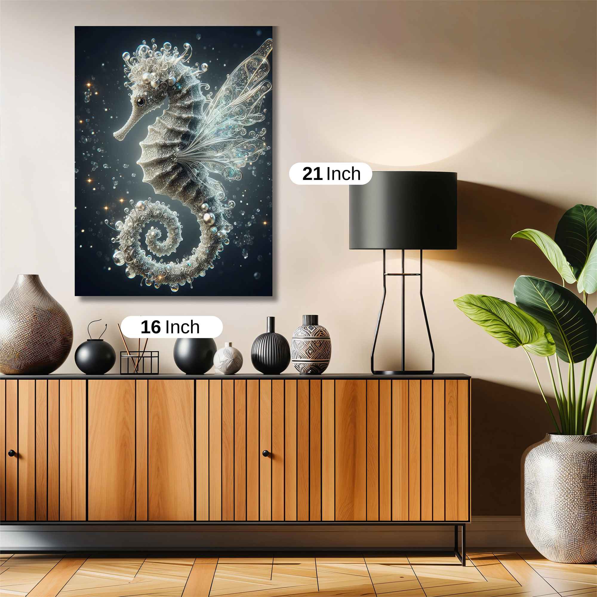 Seahorse Enchantment Safe Wall Magnetic / M