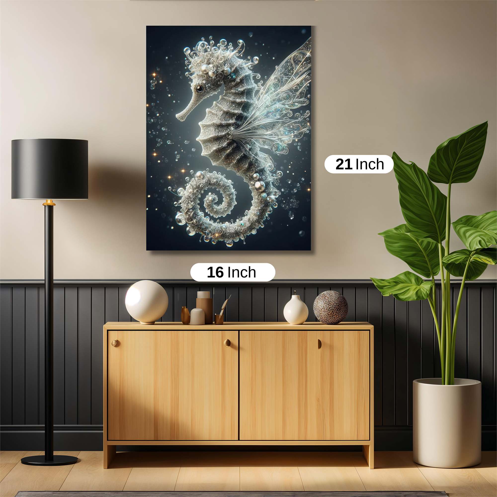 Seahorse Enchantment Safe Wall Magnetic / M