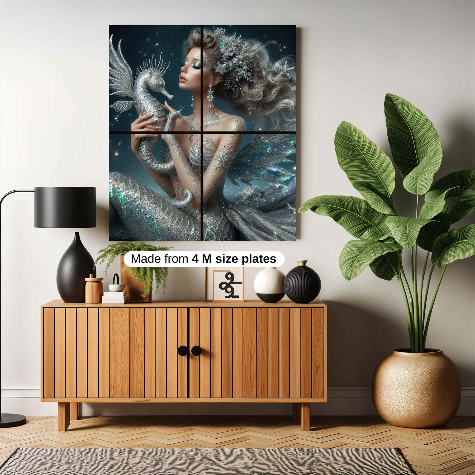 Mermaid Enchantment Safe Wall Magnetic / M