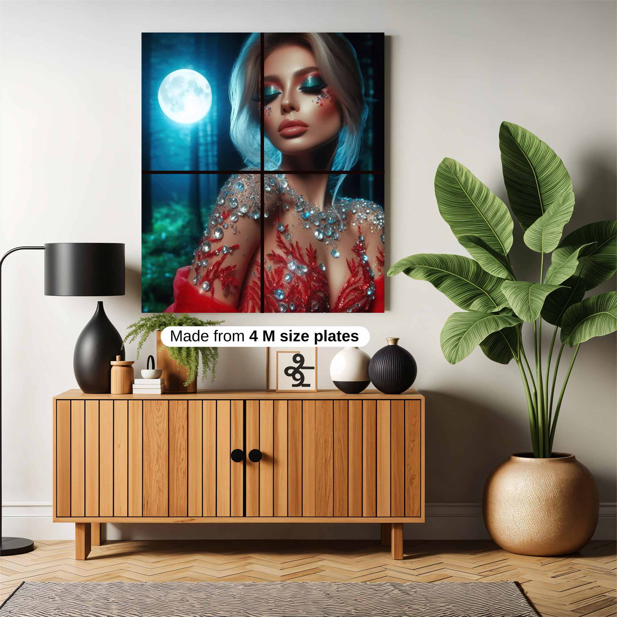 Moonlit Enchantress Safe Wall Magnetic / M