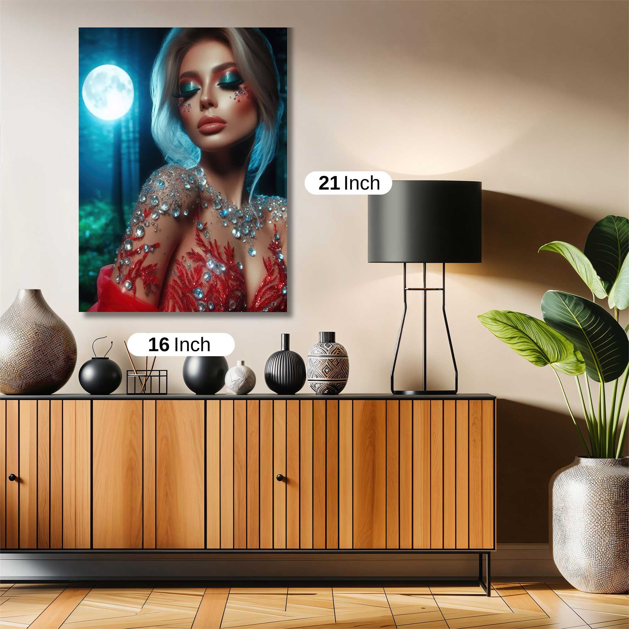 Moonlit Enchantress Safe Wall Magnetic / M
