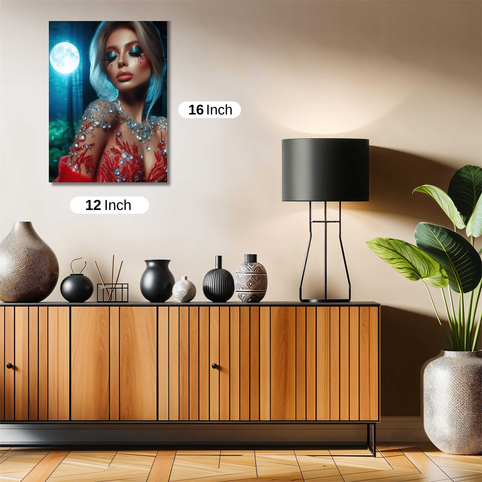 Moonlit Enchantress Safe Wall Magnetic / M