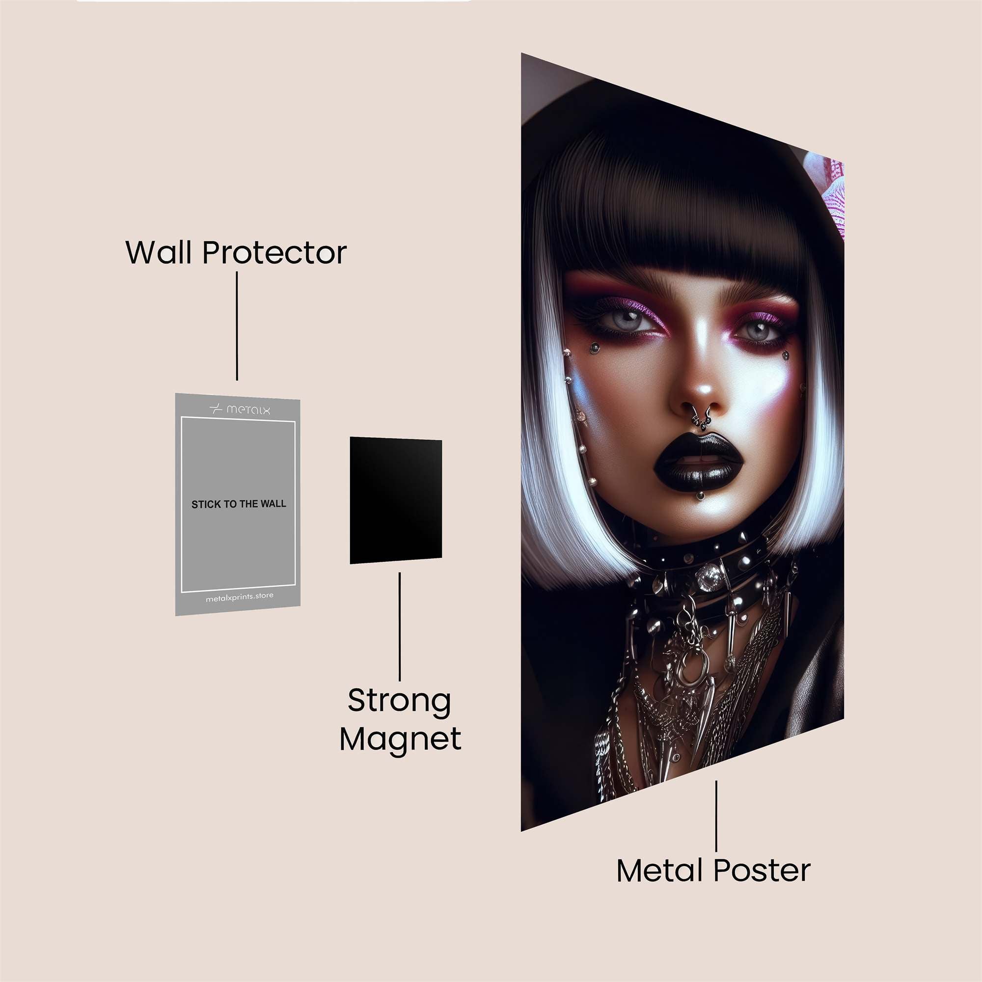 Orchid Enigma Safe Wall Magnetic / M