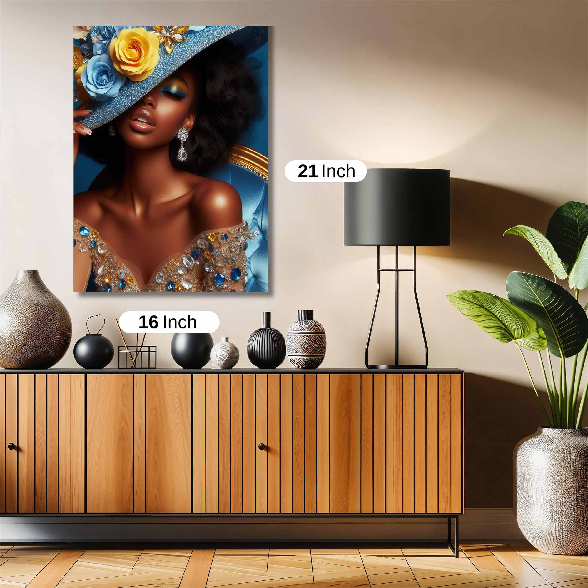 Floral Elegance Safe Wall Magnetic / M