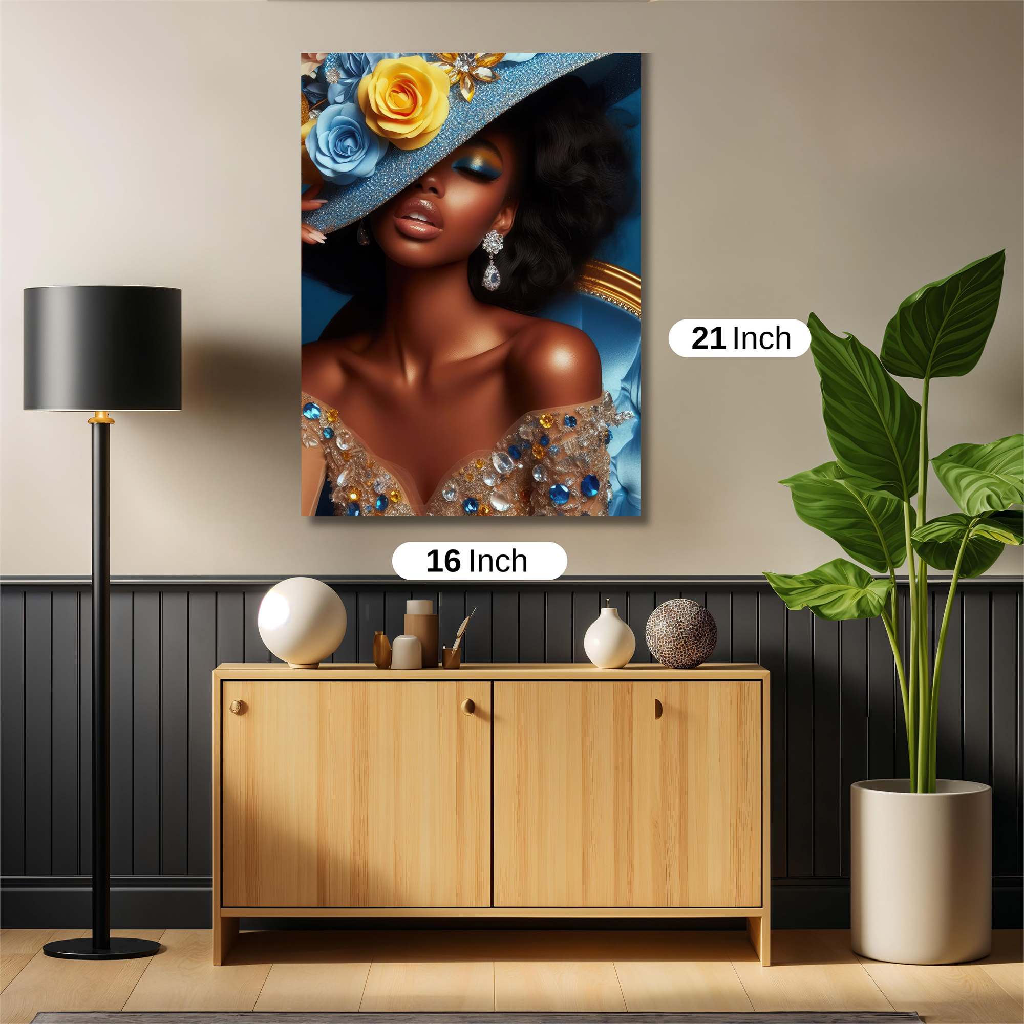 Floral Elegance Safe Wall Magnetic / M