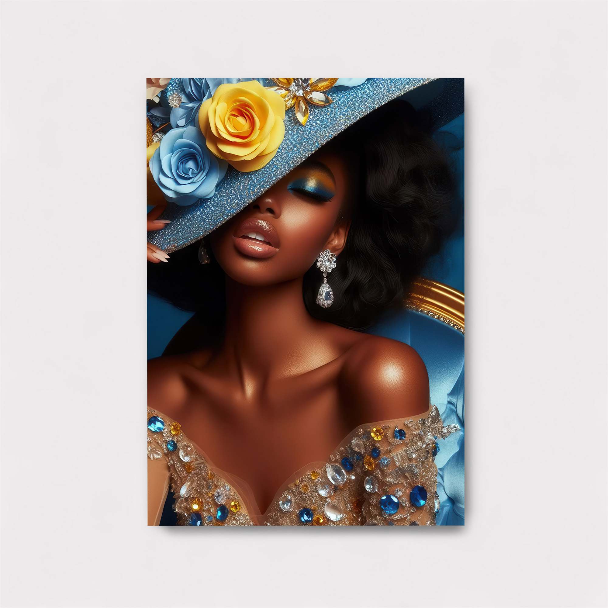 Floral Elegance Safe Wall Magnetic / M