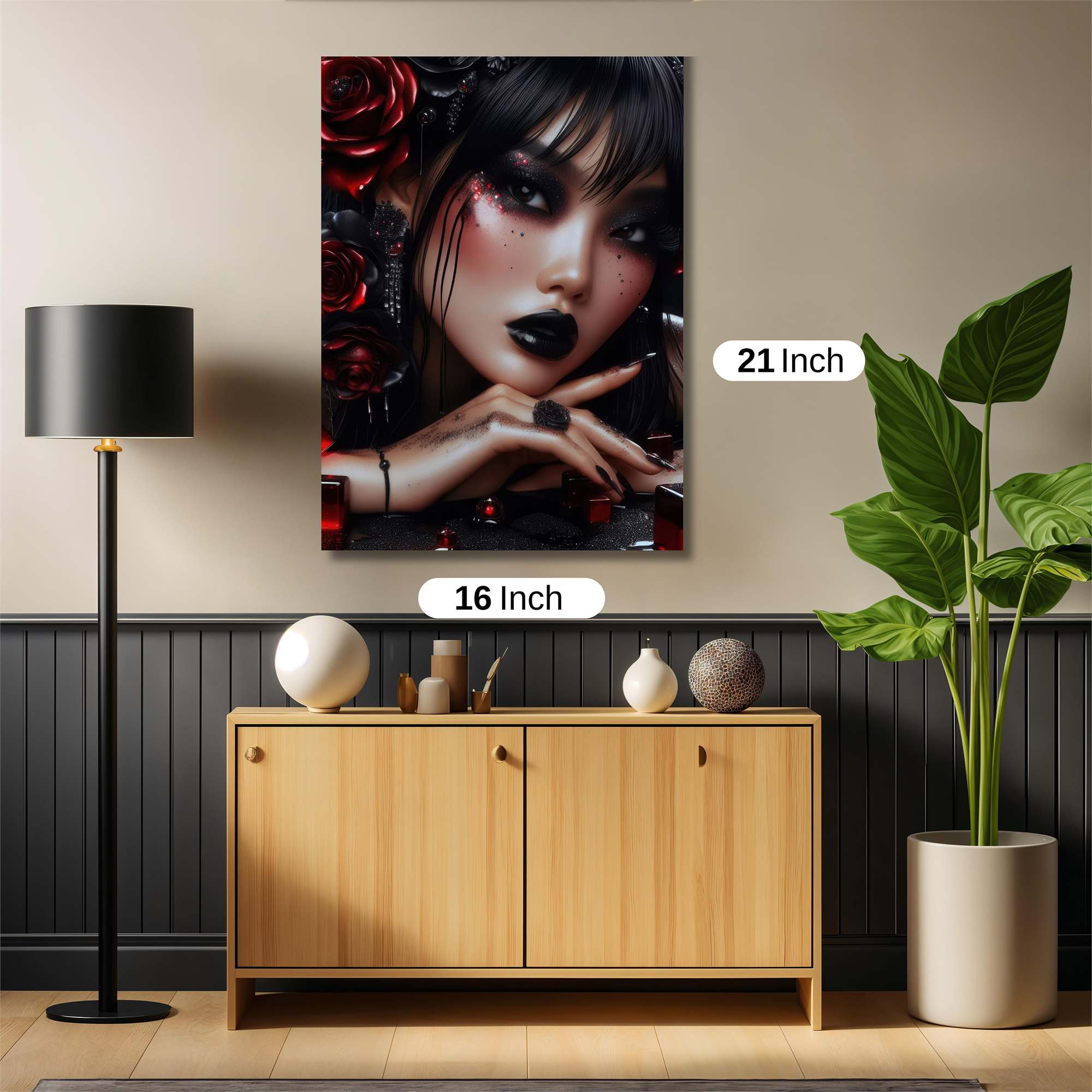 Rose Enigma Safe Wall Magnetic / M
