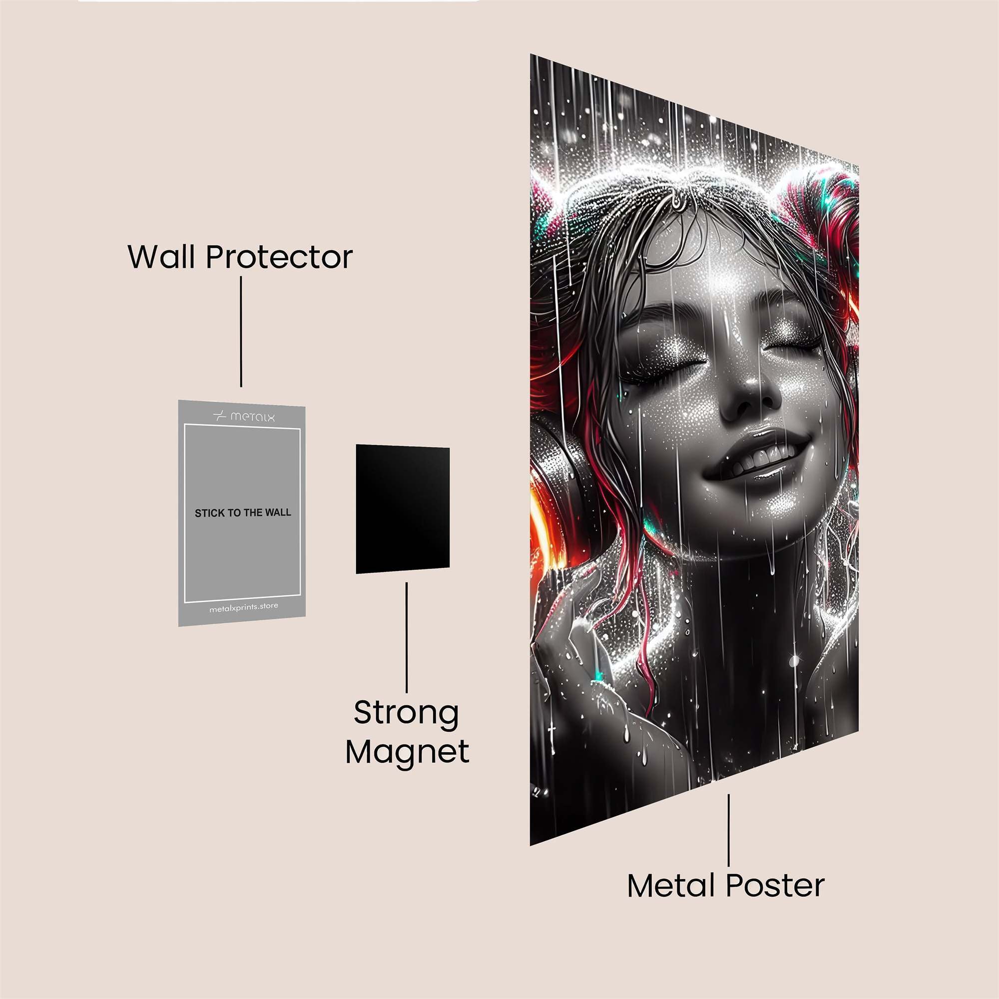 RainRave Safe Wall Magnetic / M