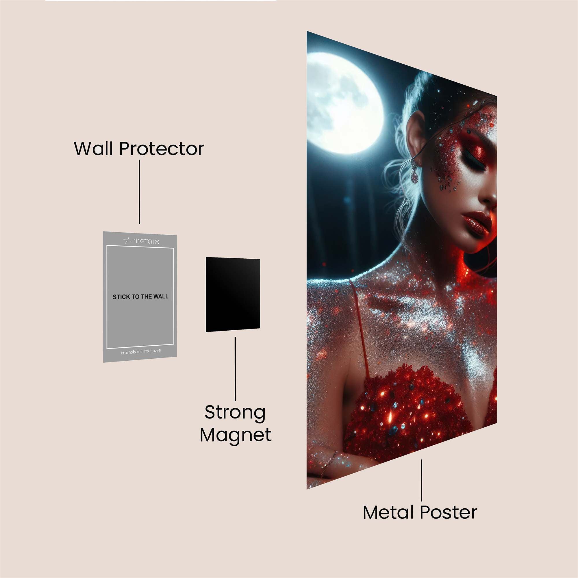 Luna Enchantress Safe Wall Magnetic / M