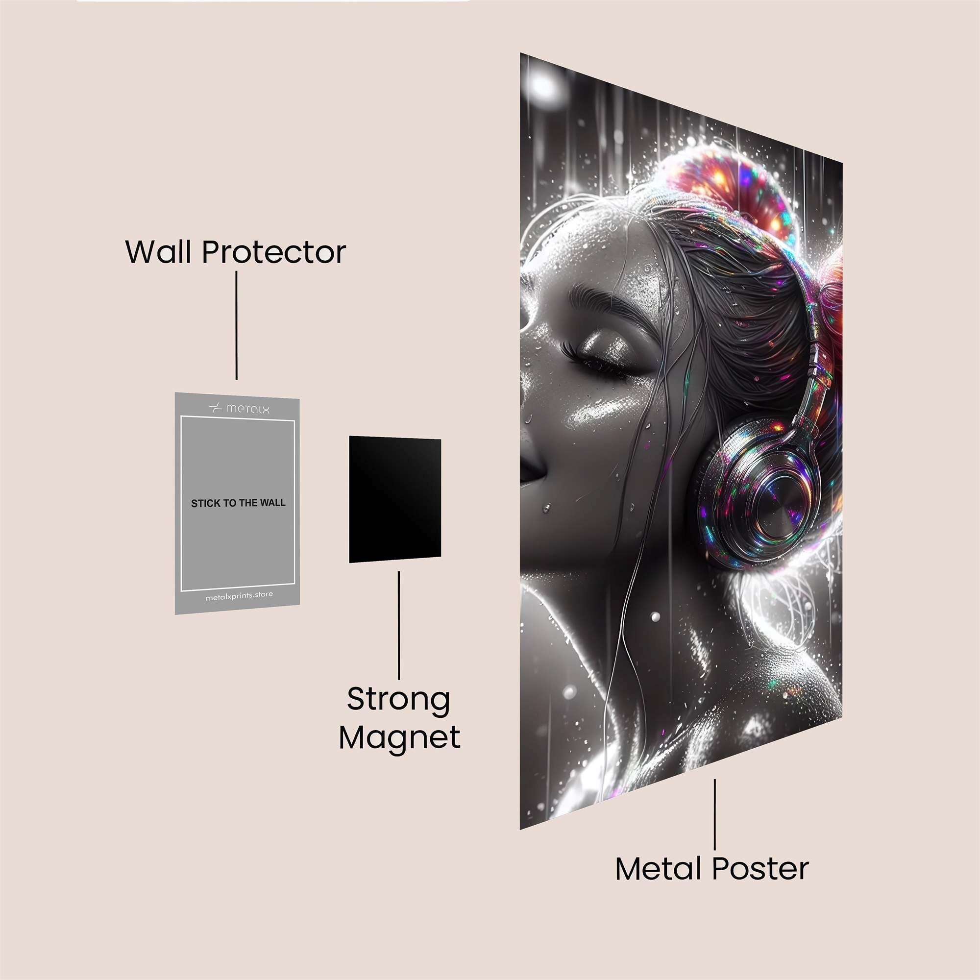 Euphoria Glow Safe Wall Magnetic / M