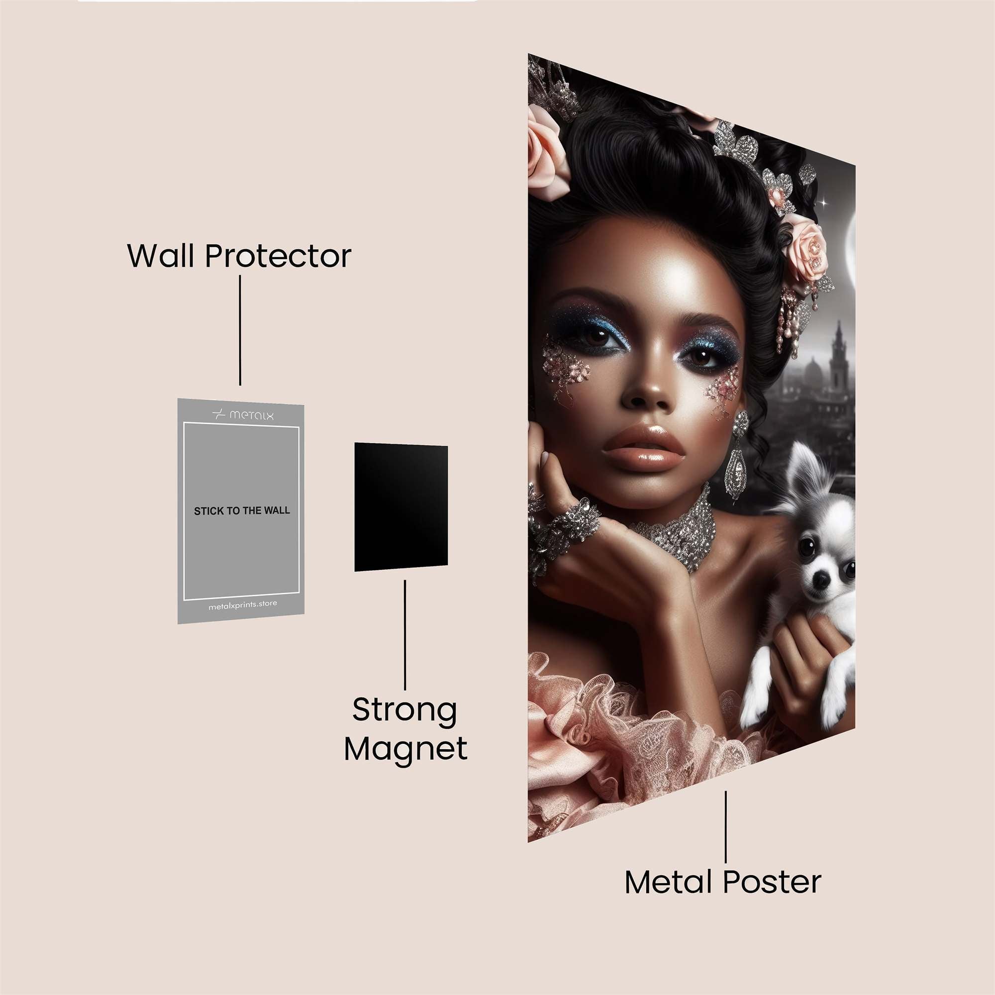 Moonlit Majesty Safe Wall Magnetic / M