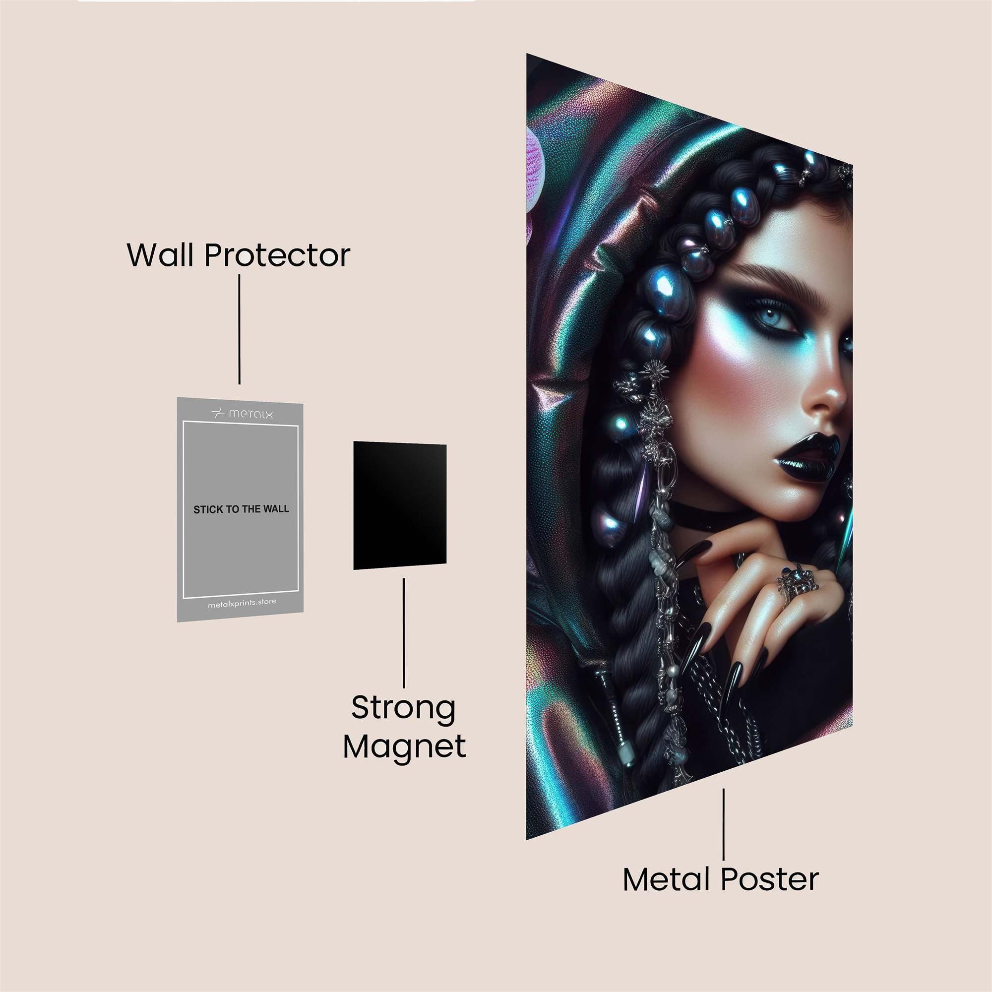 Orchid Enigma Safe Wall Magnetic / M