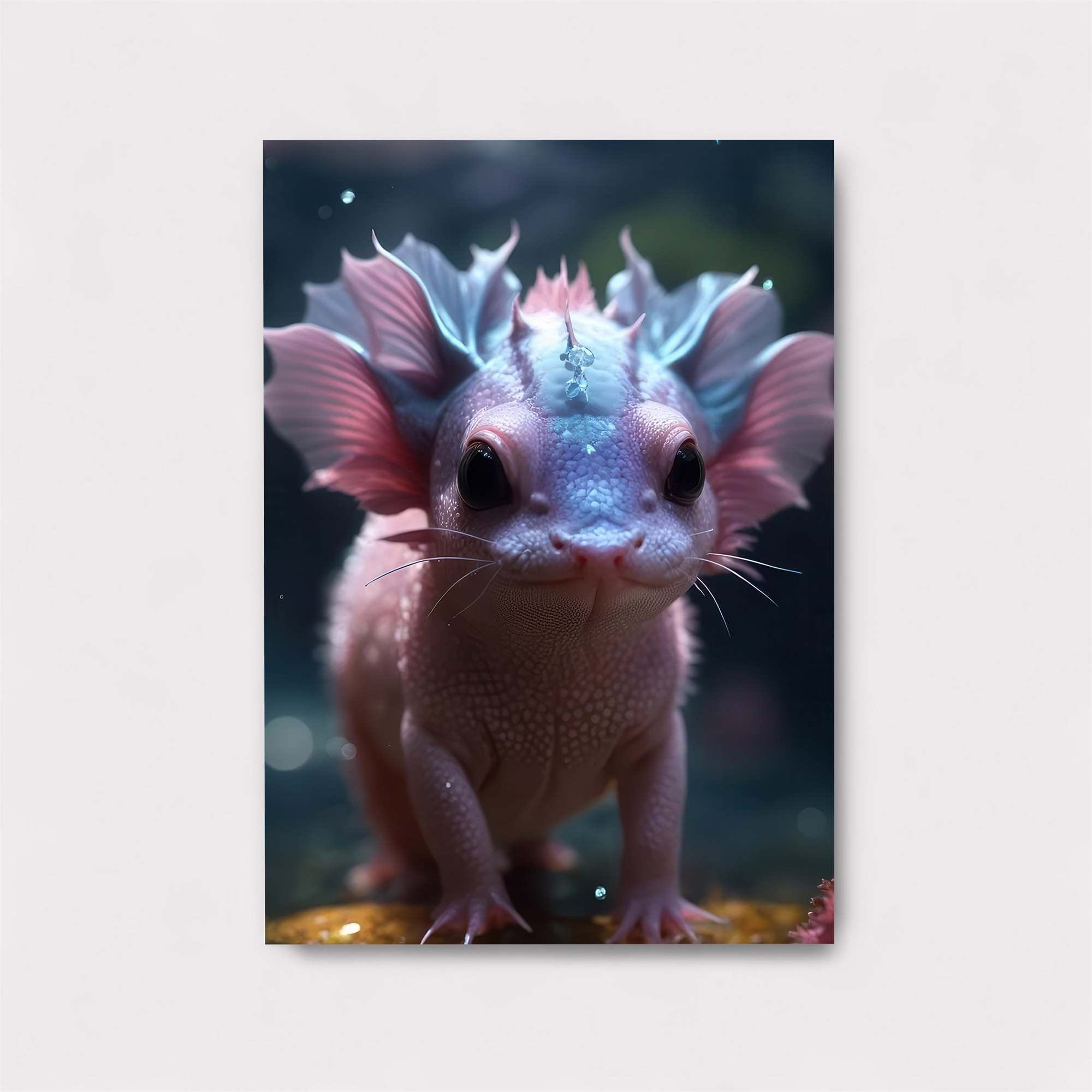 Axolotl Whimsy Safe Wall Magnetic / M