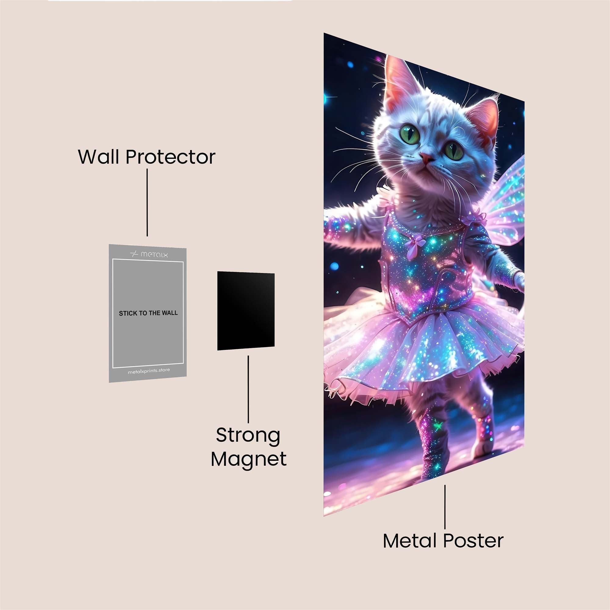 Fairy Whimsy Safe Wall Magnetic / M