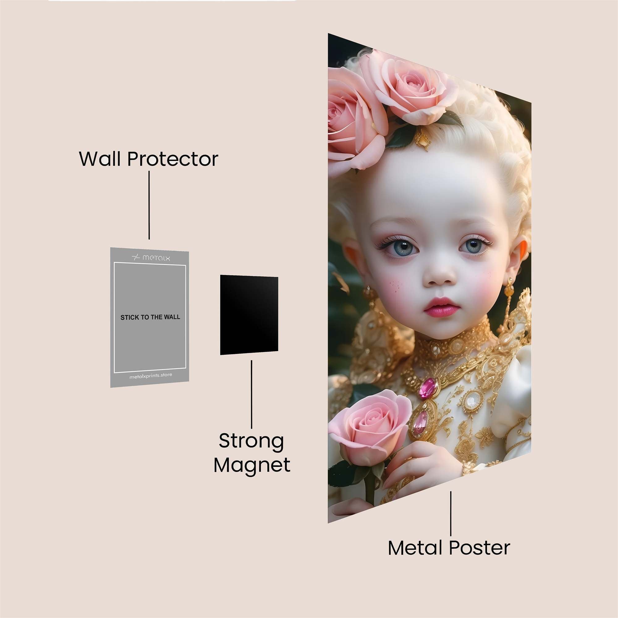 Princess Enchanting Safe Wall Magnetic / M