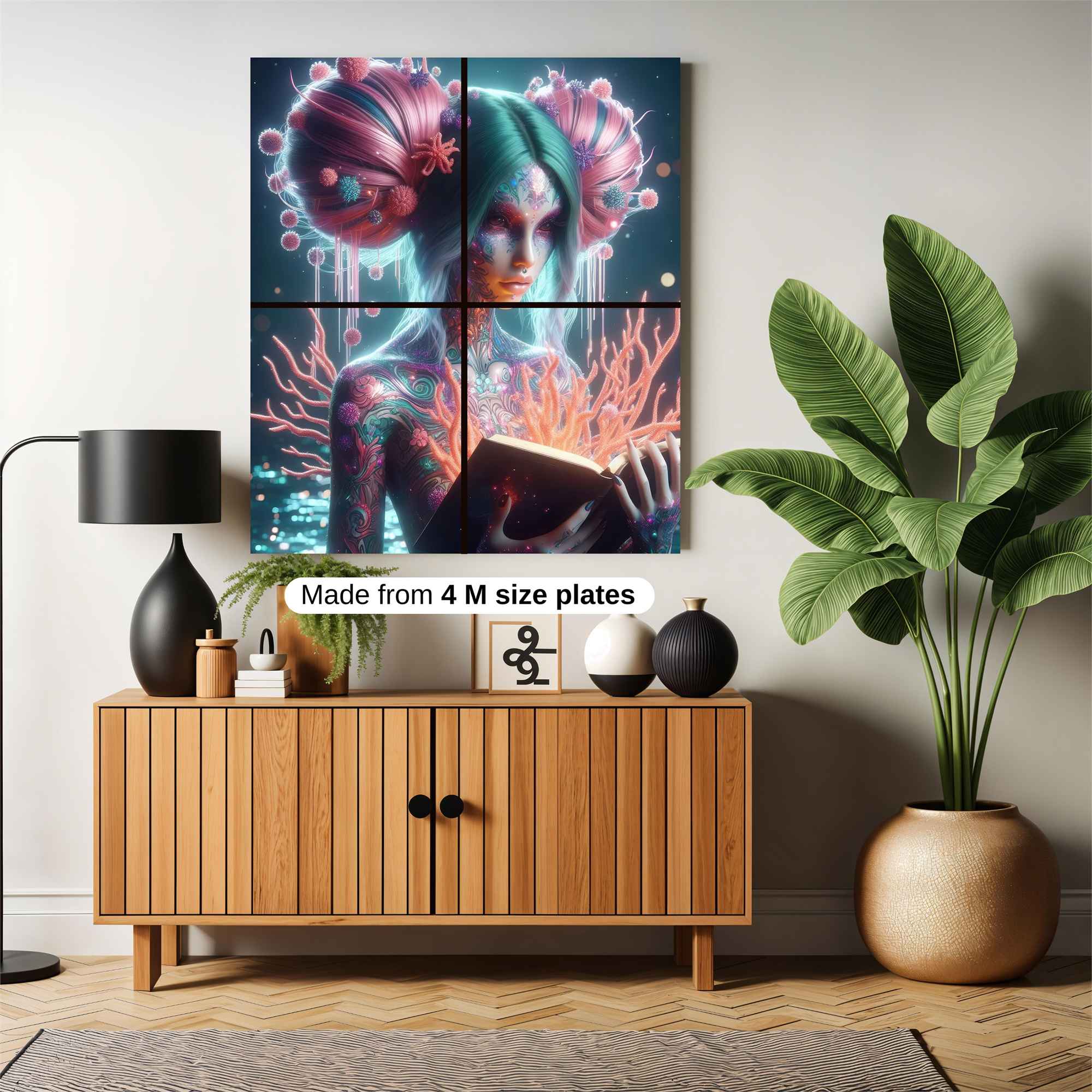 Coral Enchantress Safe Wall Magnetic / M