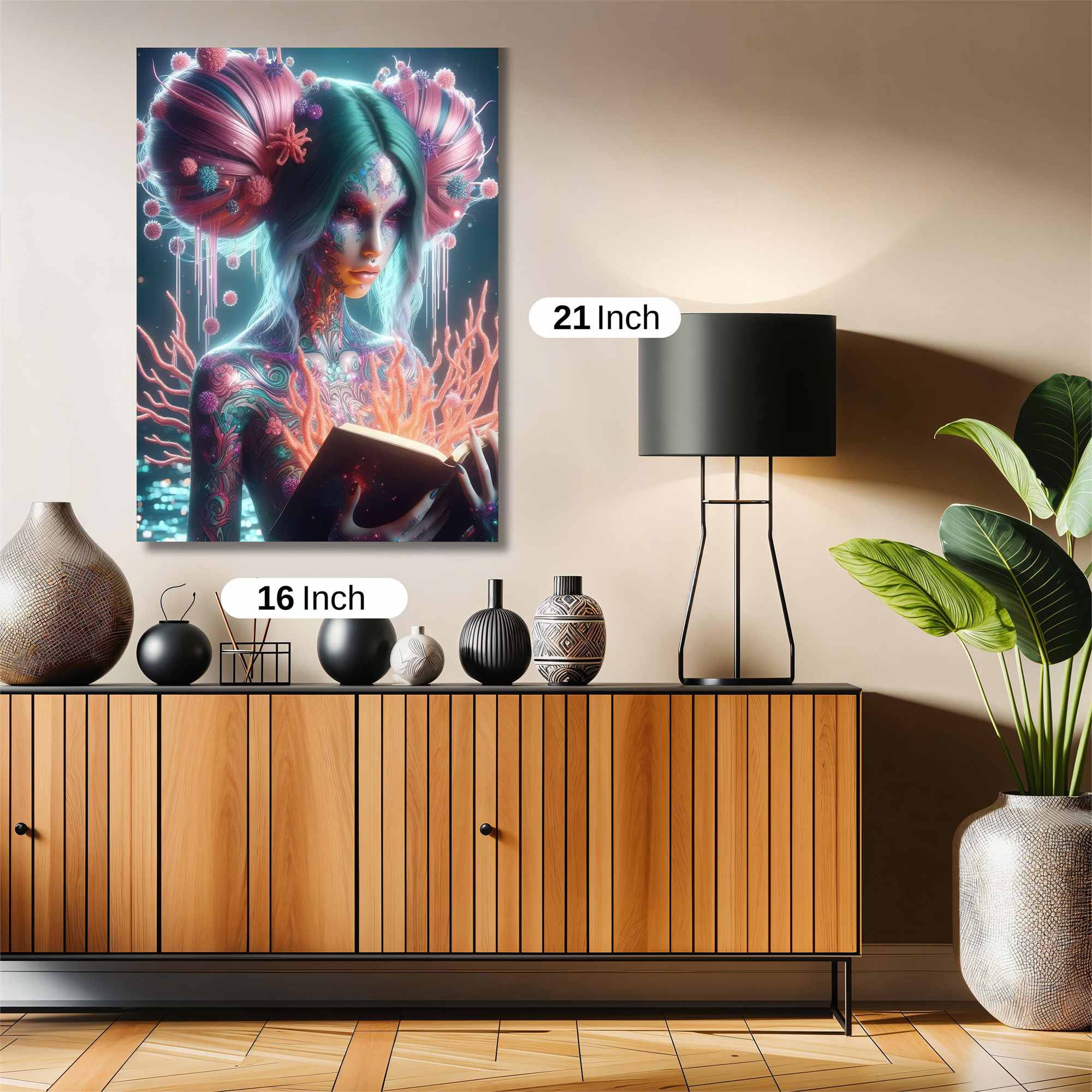 Coral Enchantress Safe Wall Magnetic / M