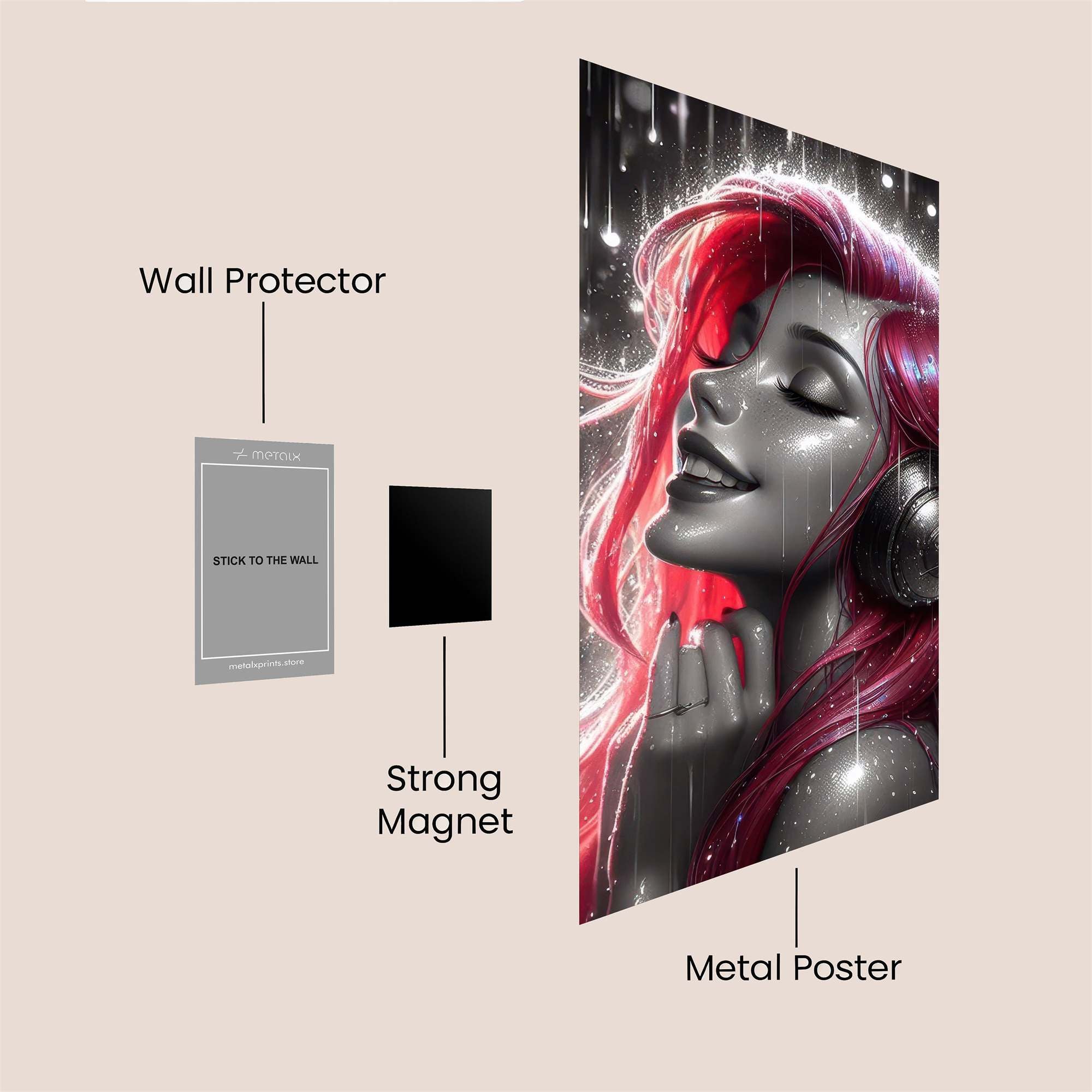 Melody Bliss Safe Wall Magnetic / M