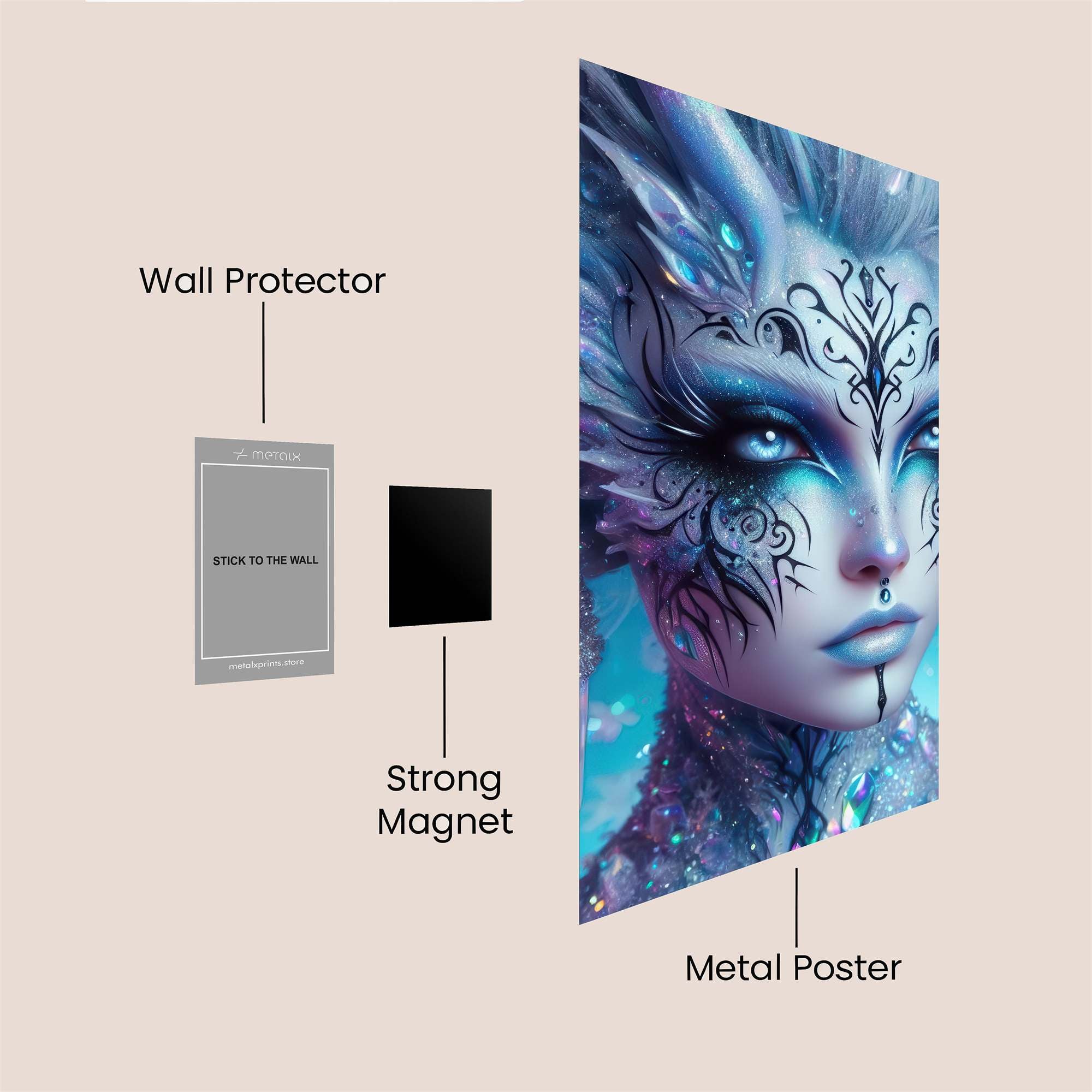 Frost Queen Safe Wall Magnetic / M