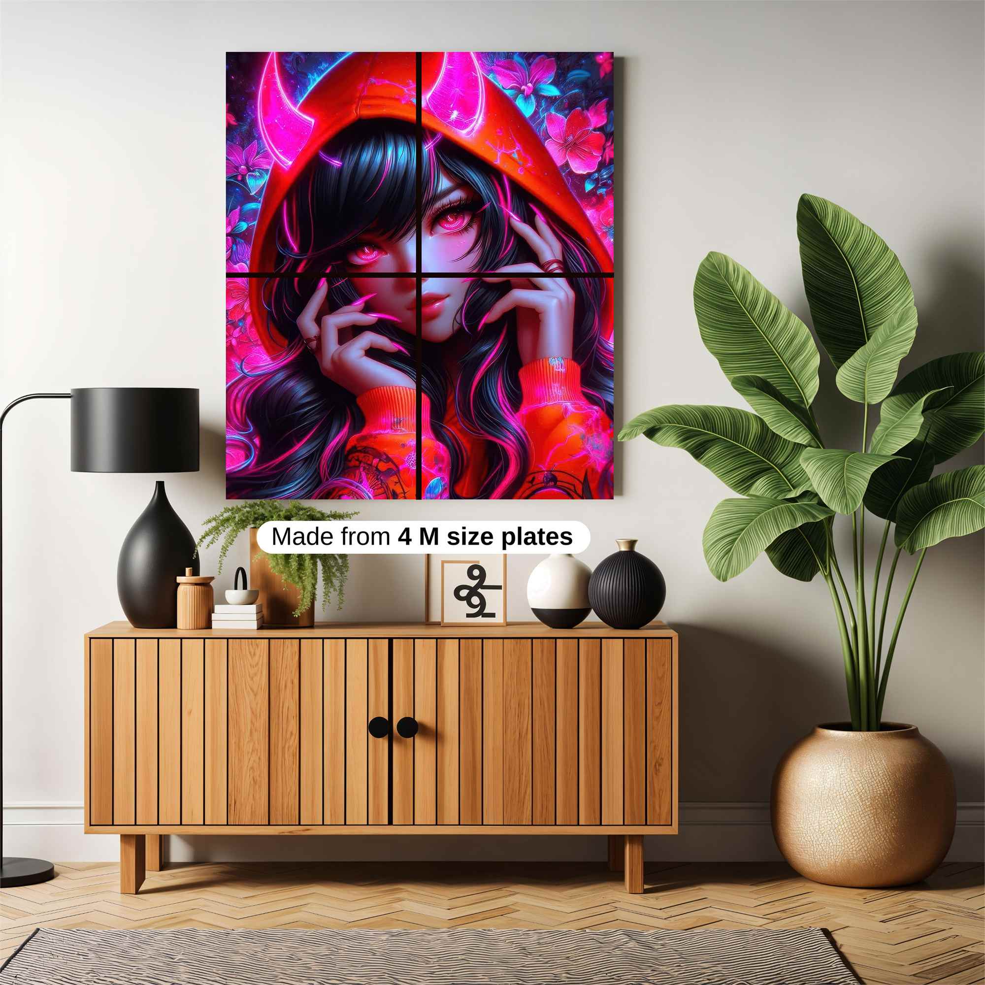 Demon Whimsy Safe Wall Magnetic / M