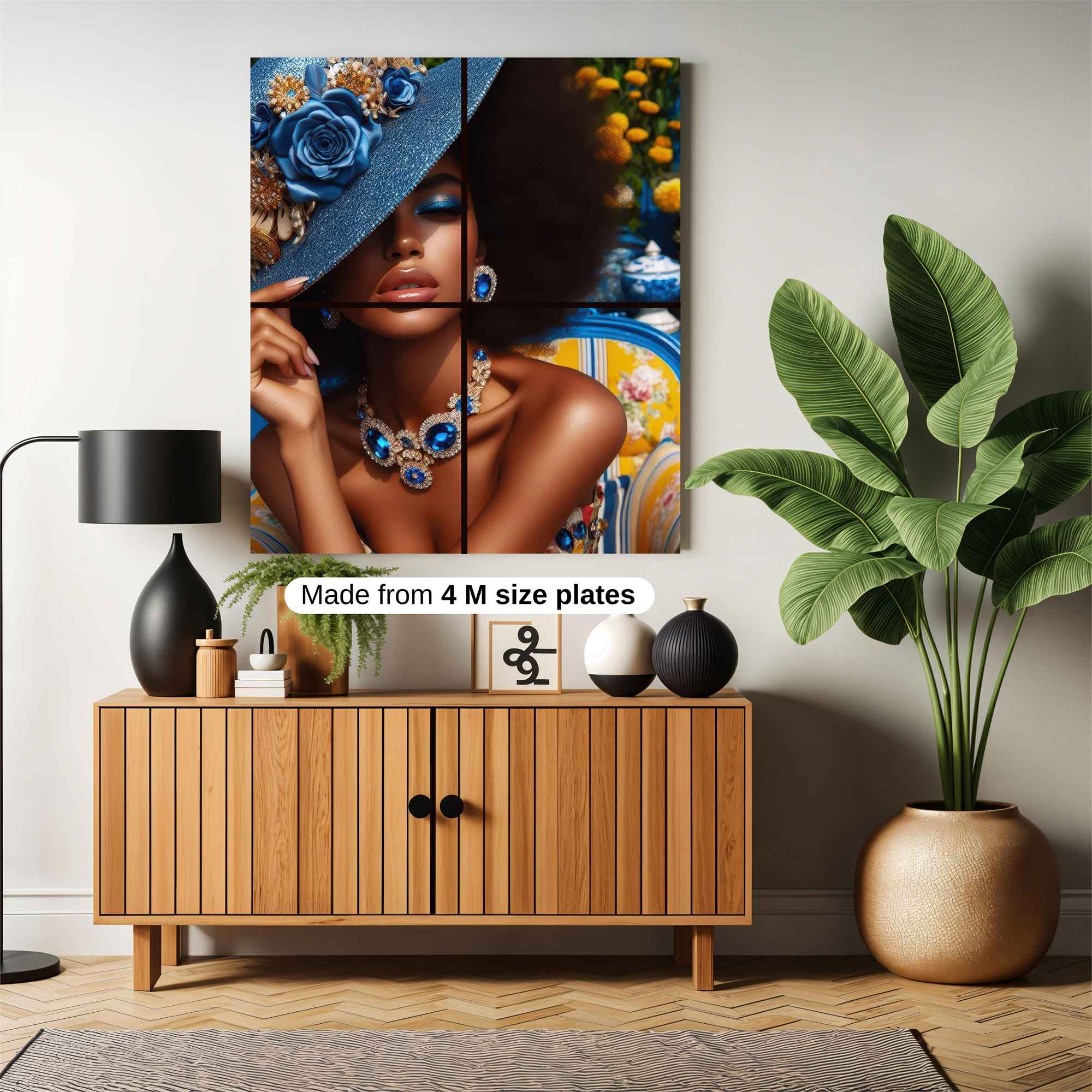 Blue Elegance Safe Wall Magnetic / M