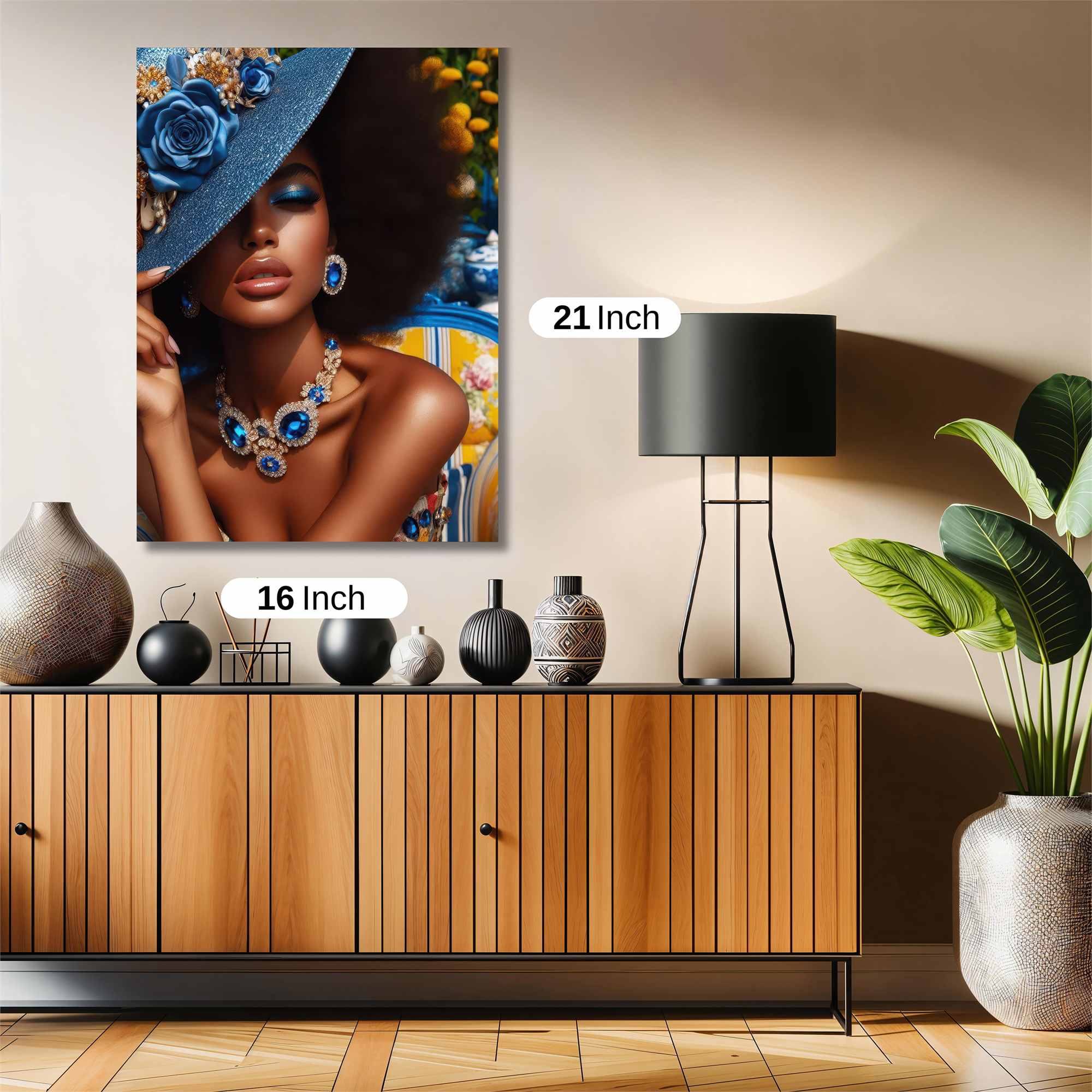 Blue Elegance Safe Wall Magnetic / M