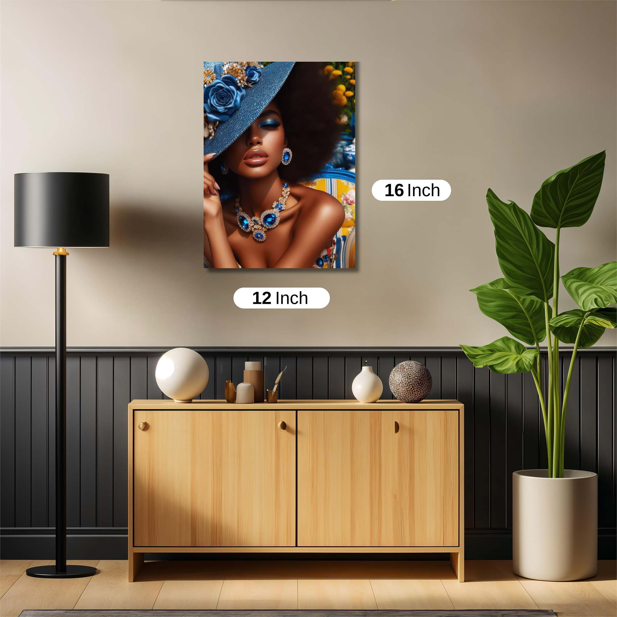 Blue Elegance Safe Wall Magnetic / M