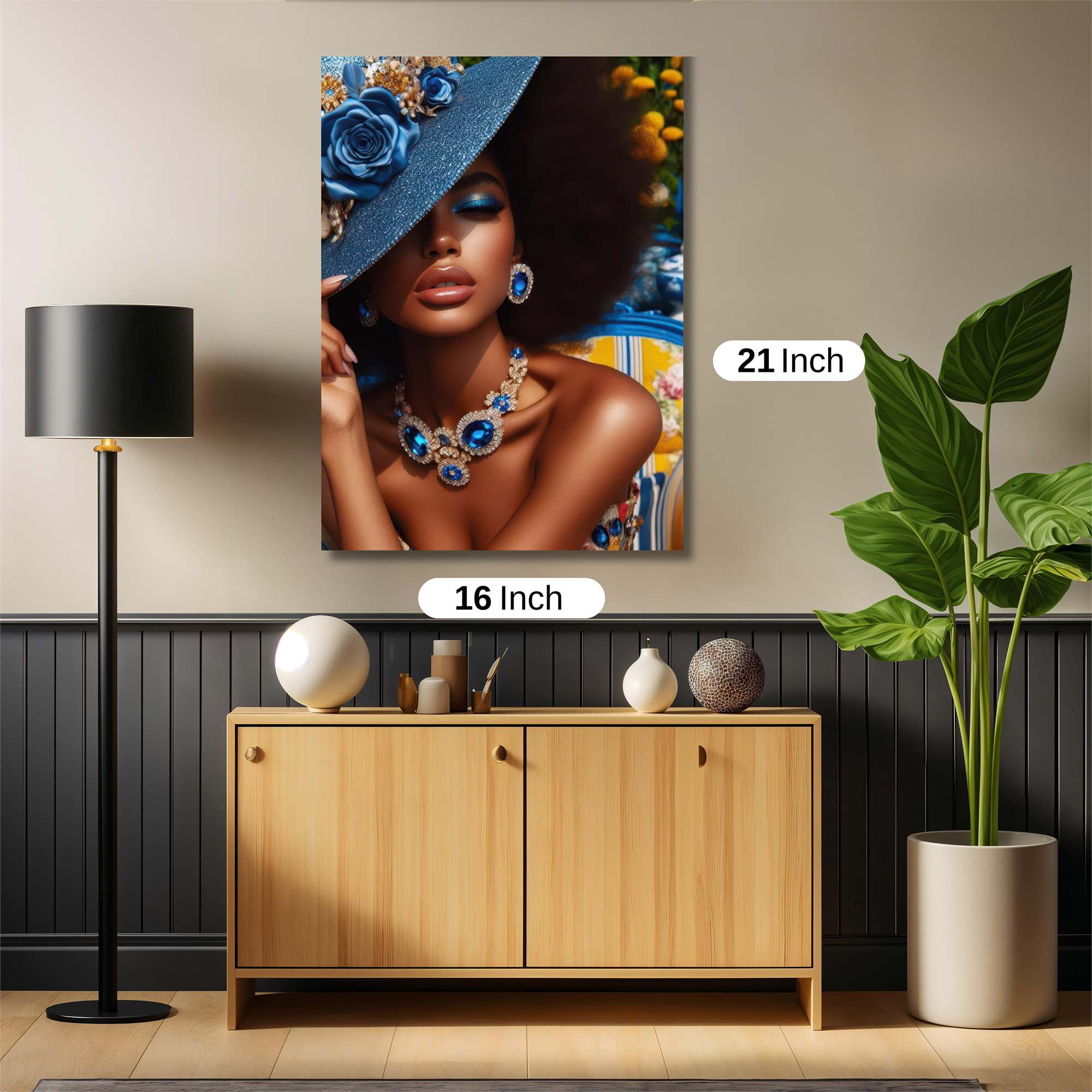 Blue Elegance Safe Wall Magnetic / M