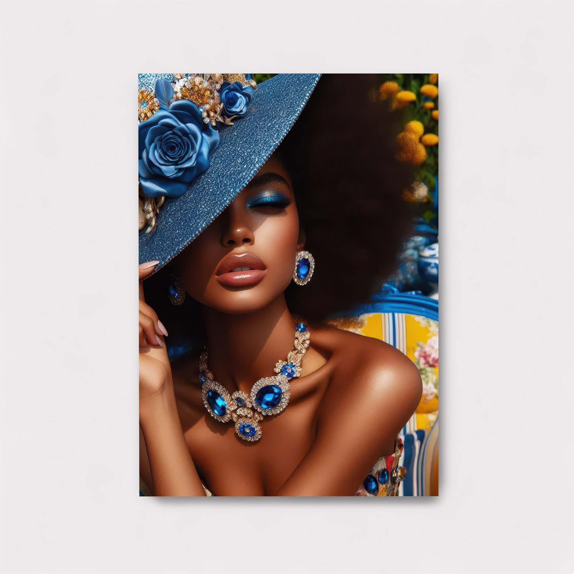 Blue Elegance Safe Wall Magnetic / M