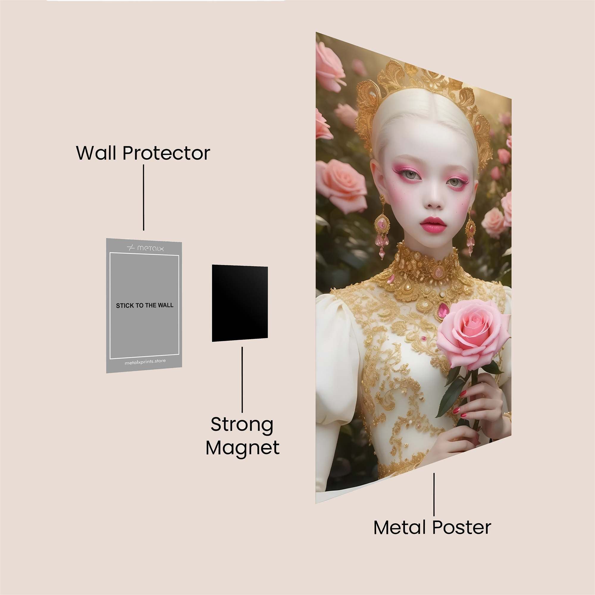 Rose Empress Safe Wall Magnetic / M