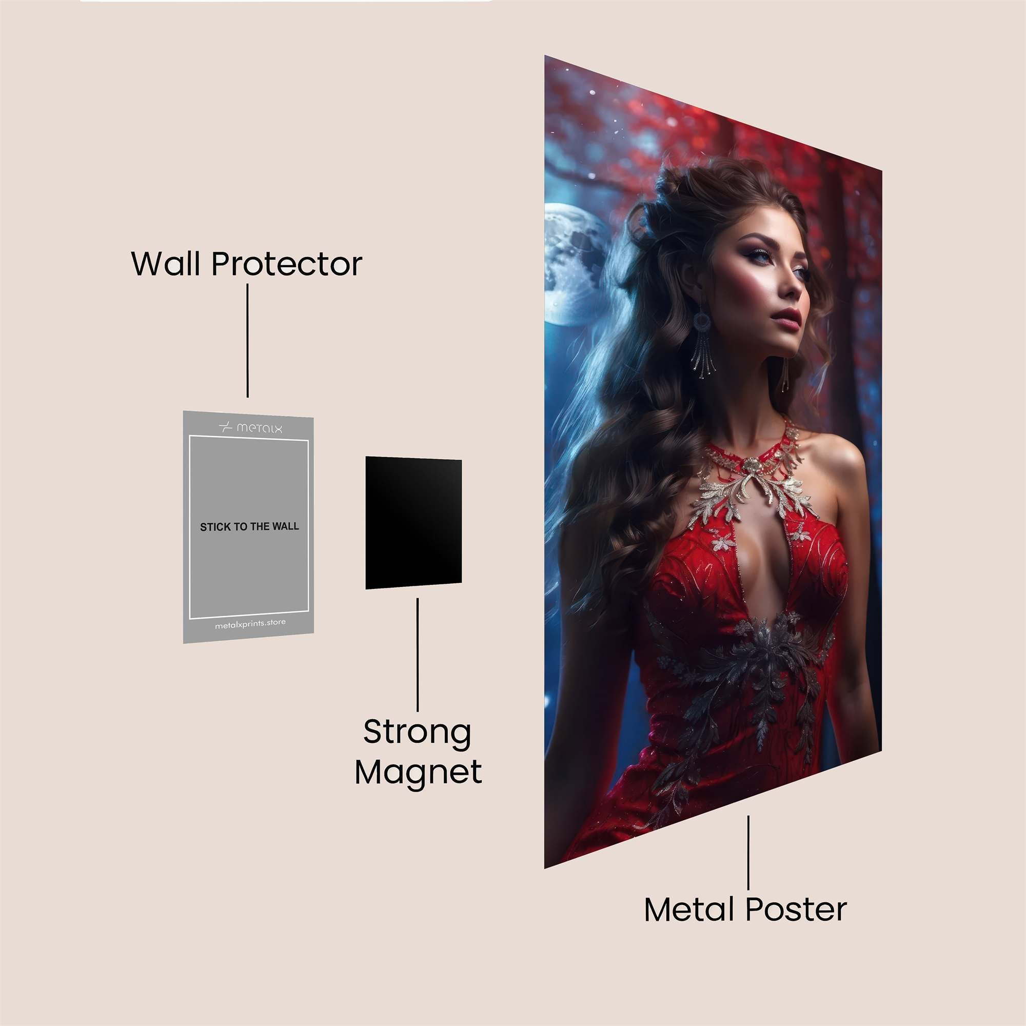 Luna Enchantress Safe Wall Magnetic / M