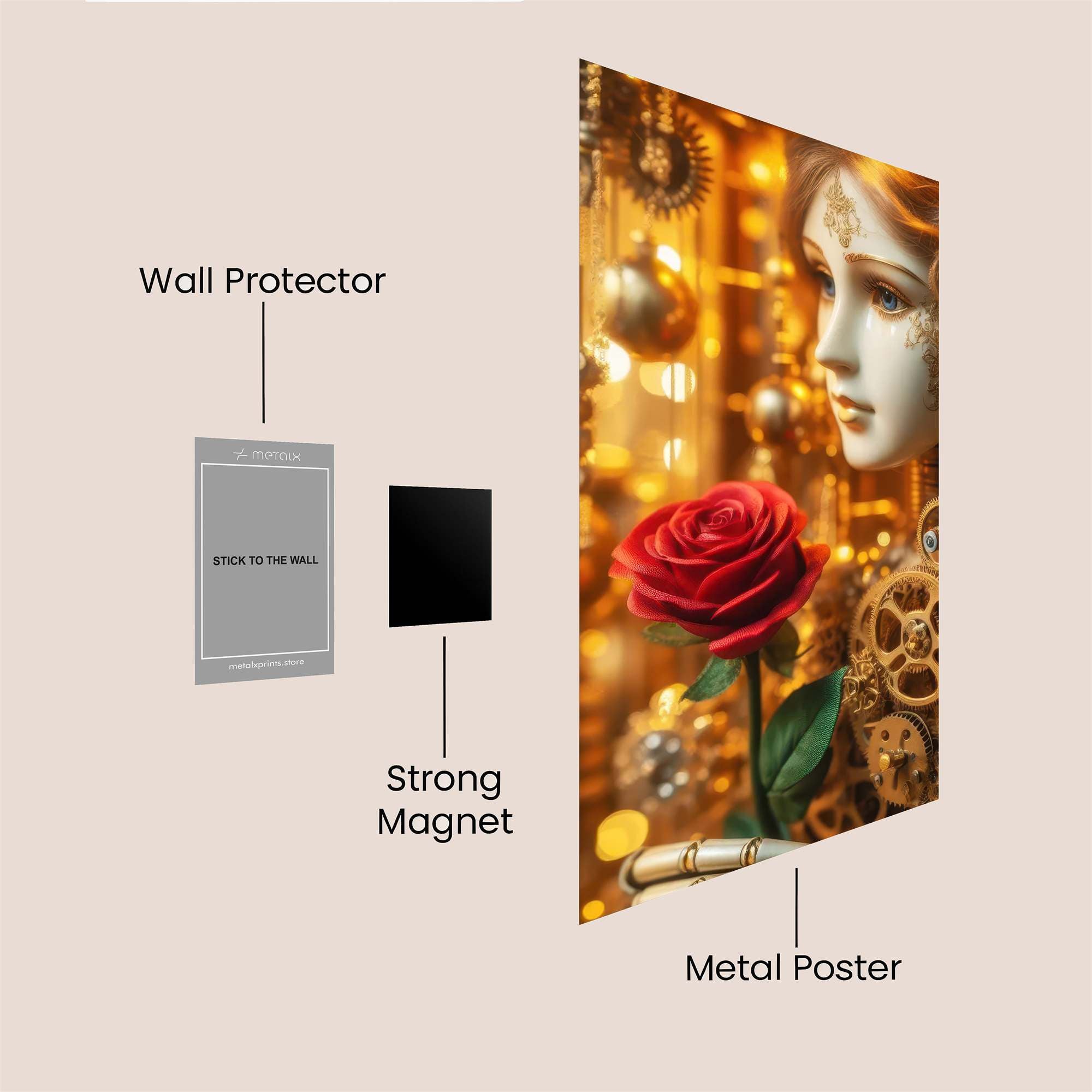 Automaton Romance Safe Wall Magnetic / M