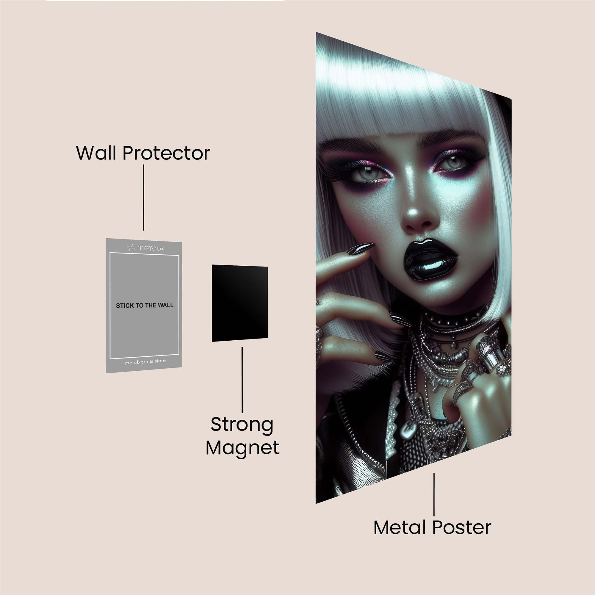 Orchid Enigma Safe Wall Magnetic / M
