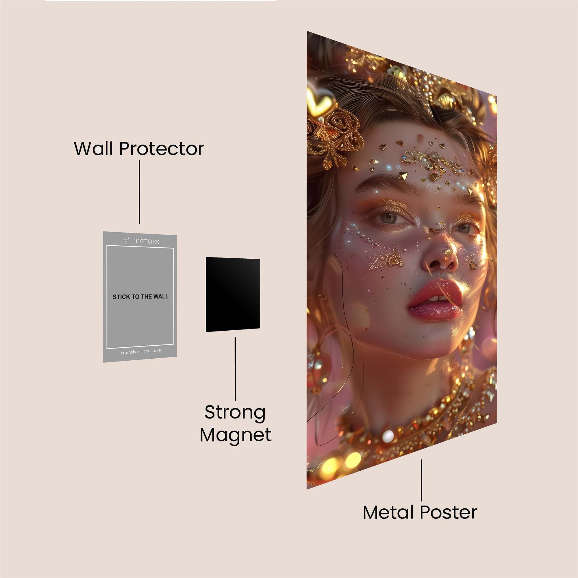 Enchanted Elegance Safe Wall Magnetic / M