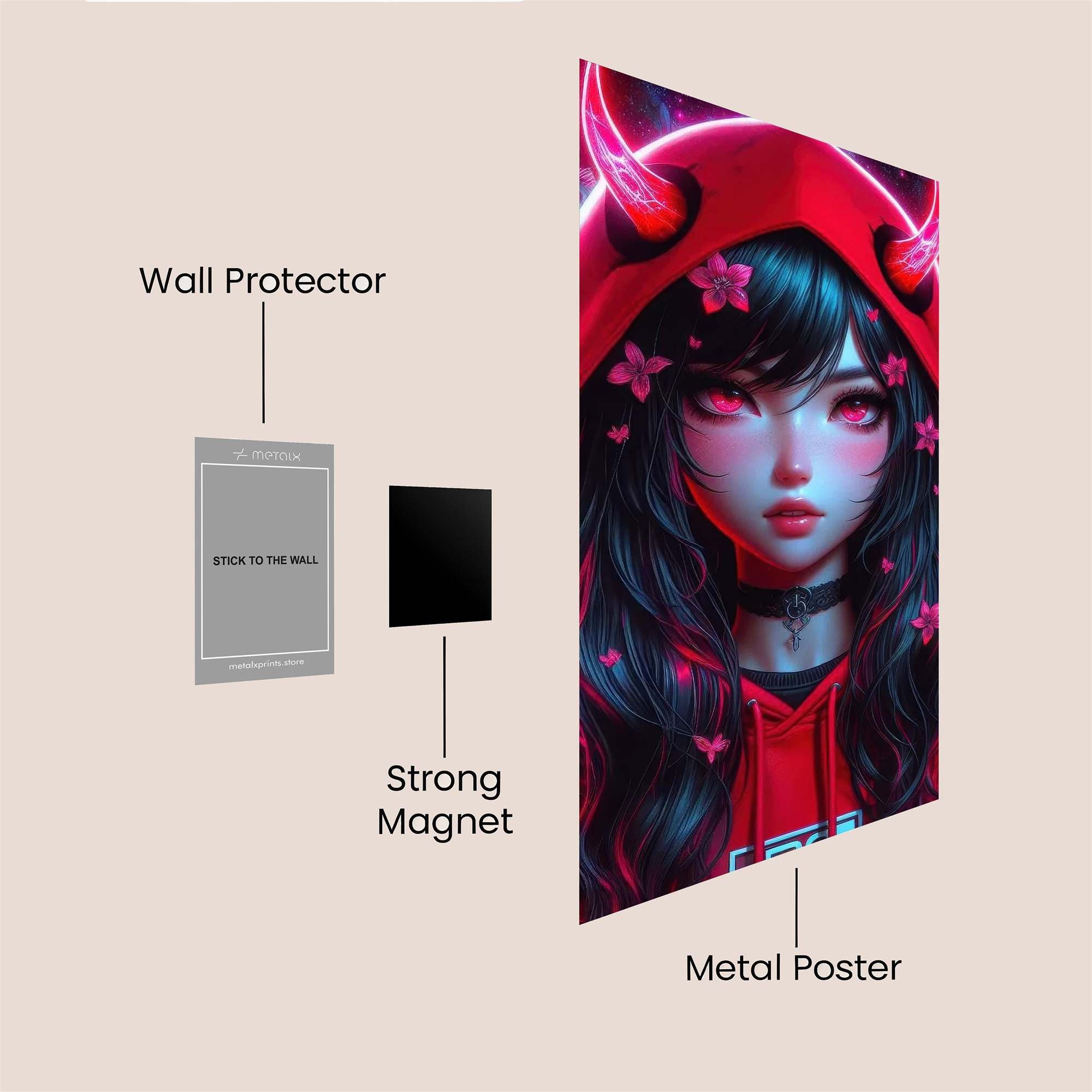 Devilish Enigma Safe Wall Magnetic / M