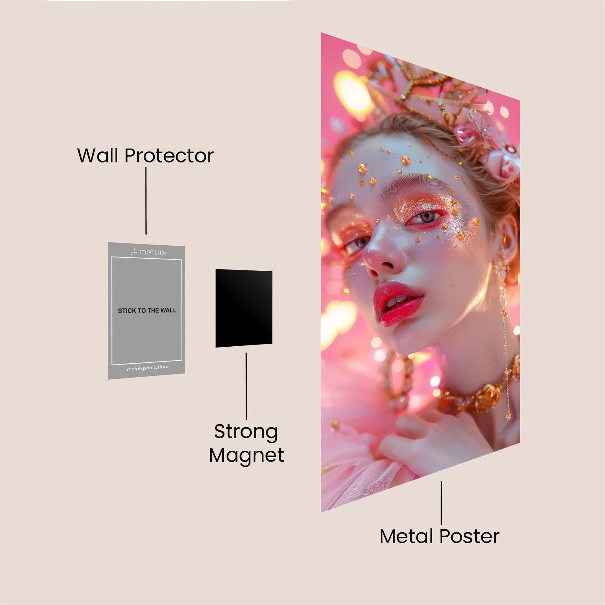 Fairy Whimsy Safe Wall Magnetic / M