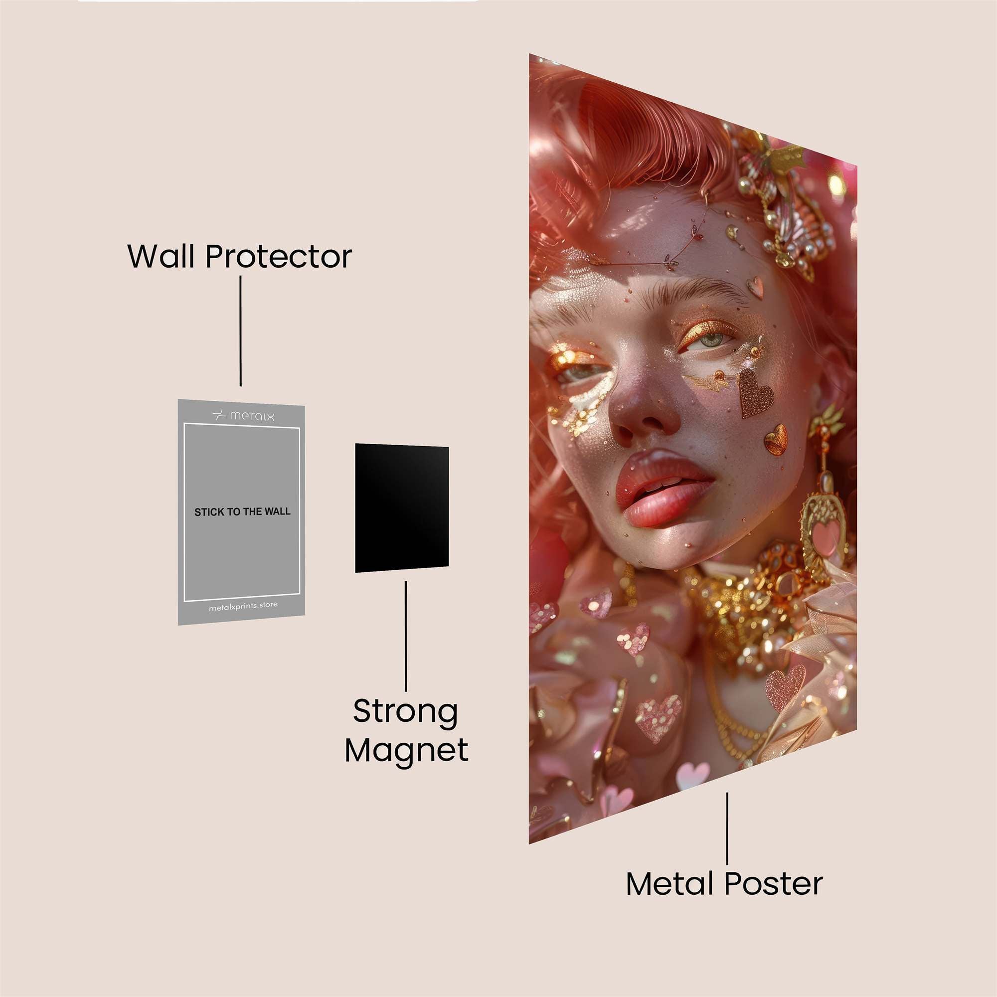 Cupid's Dream Safe Wall Magnetic / M