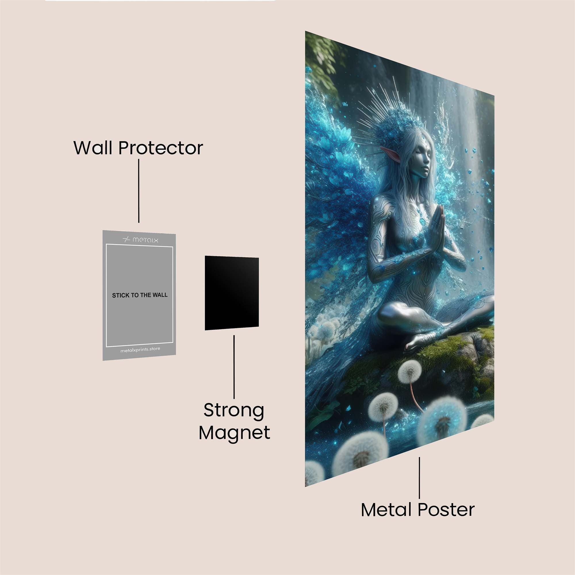 Fairy Serenity Safe Wall Magnetic / M