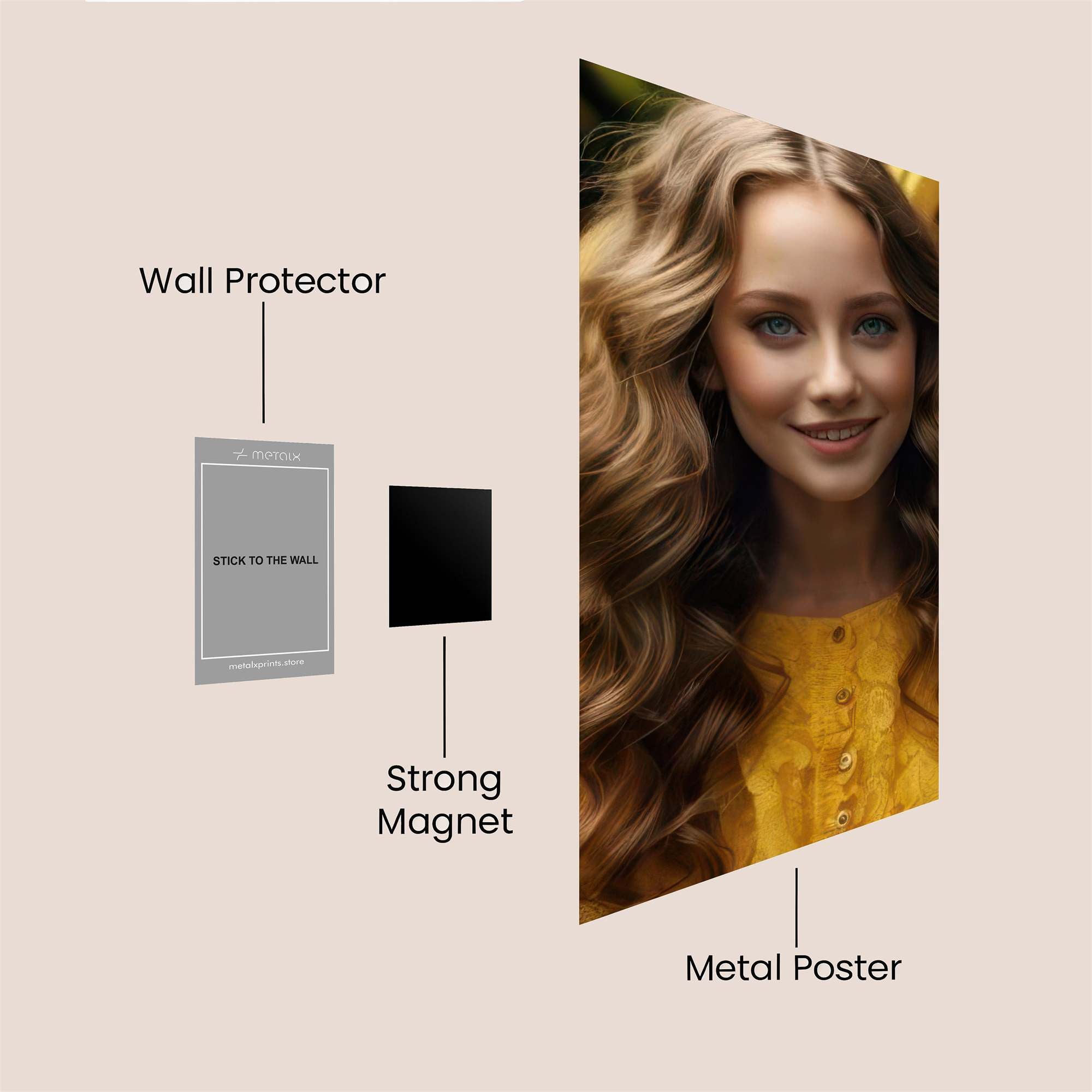 Banana Bliss Safe Wall Magnetic / M