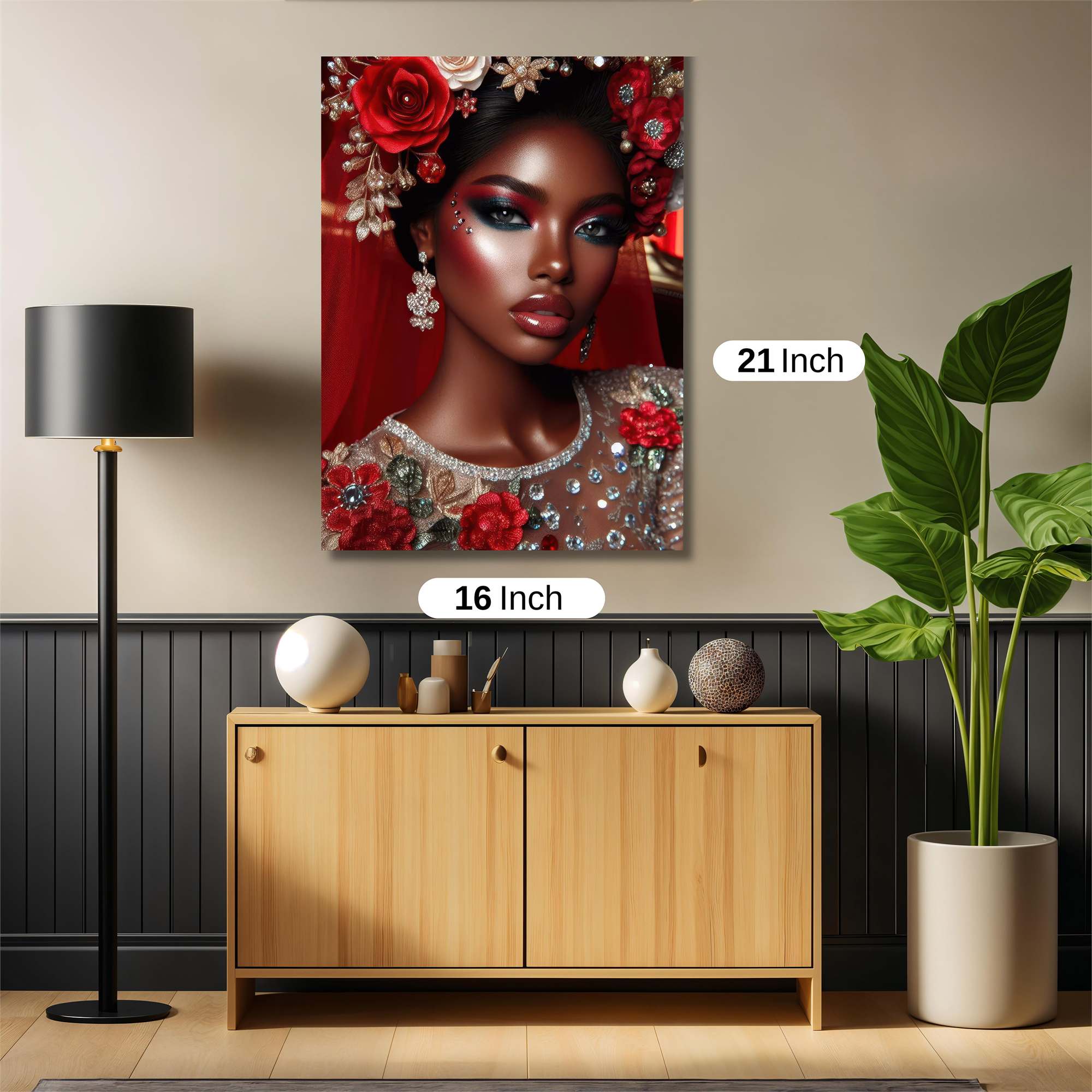 Rose Royalty Safe Wall Magnetic / M