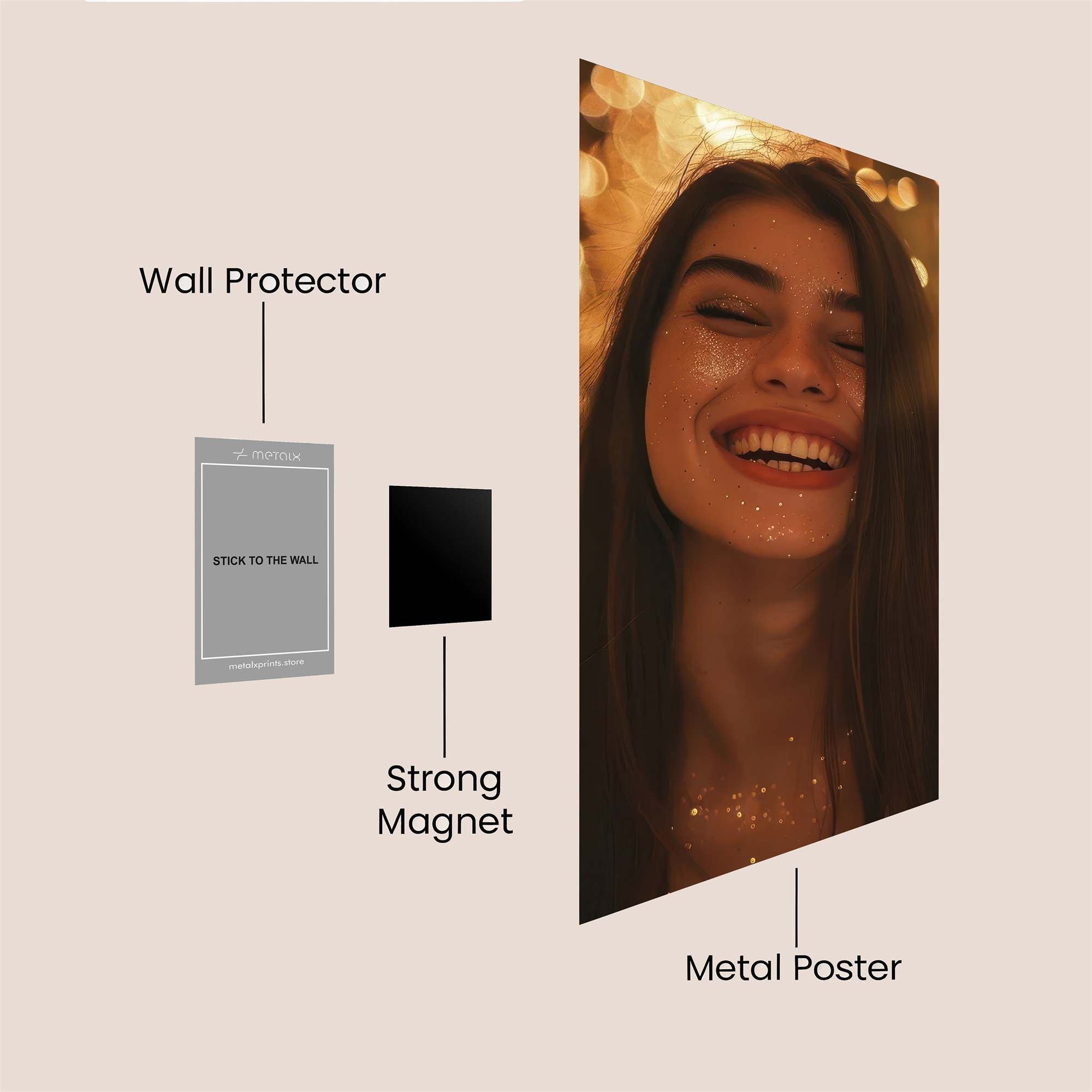 Glow Bliss Safe Wall Magnetic / M