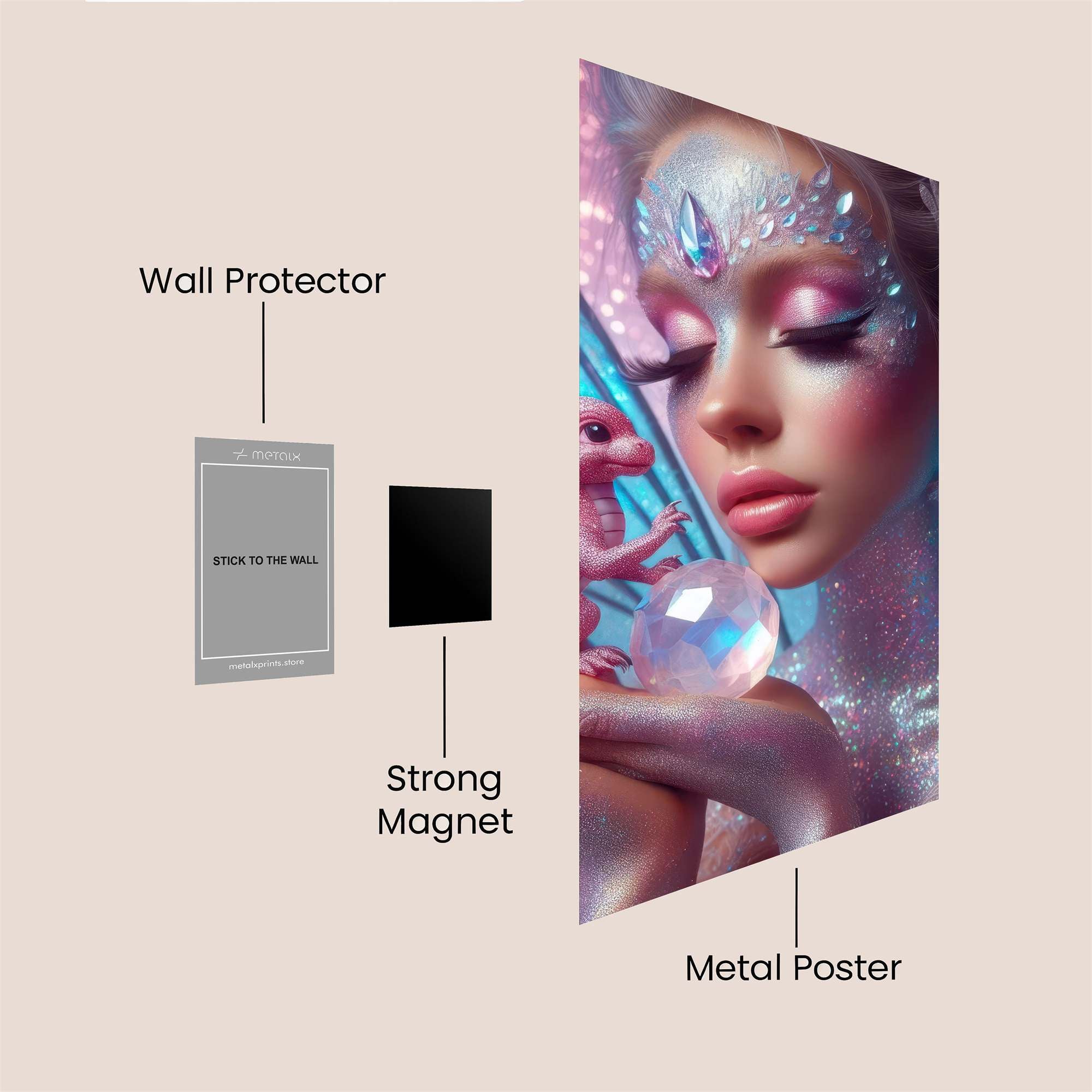 Fairy Enchantment Safe Wall Magnetic / M