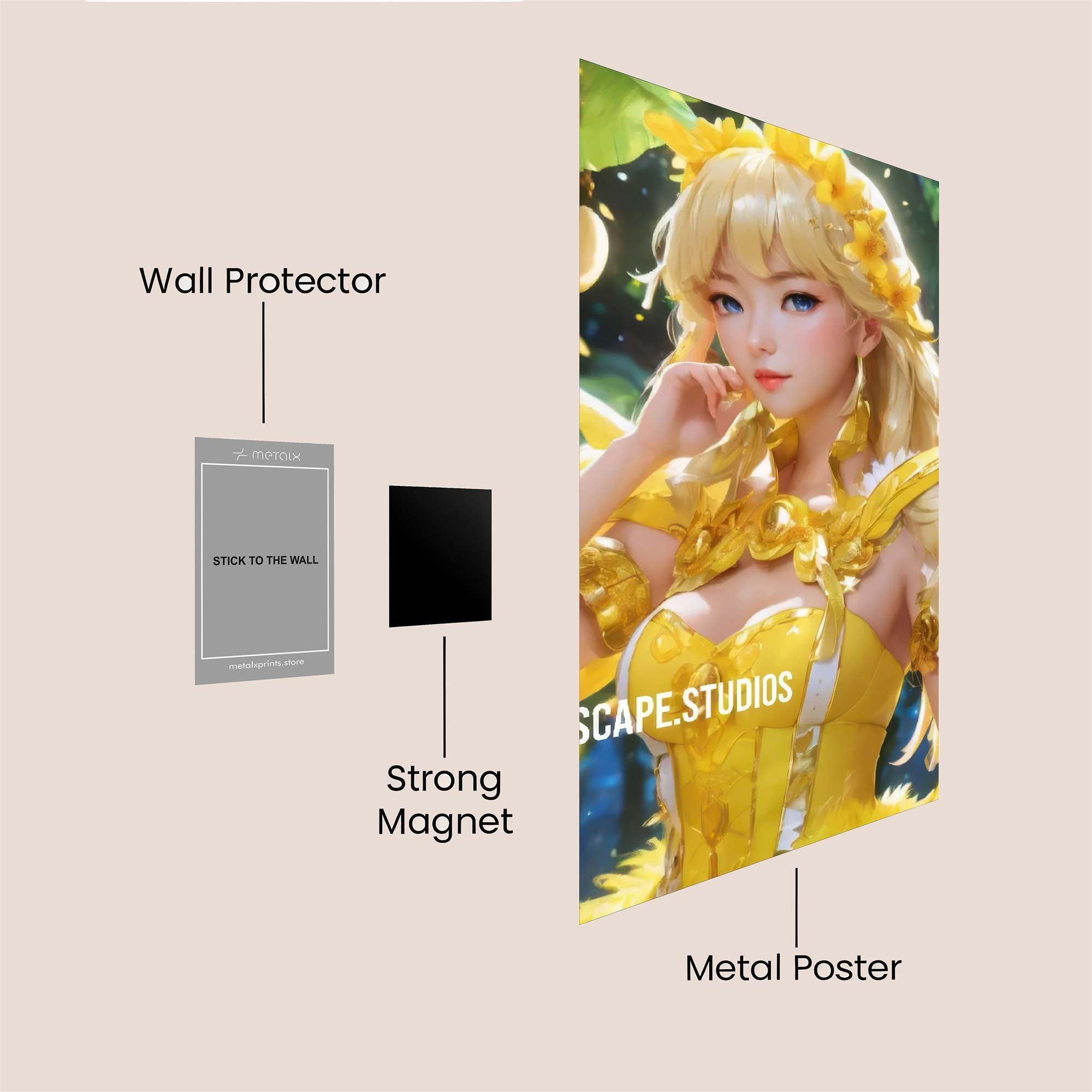 Melody Divine Safe Wall Magnetic / M