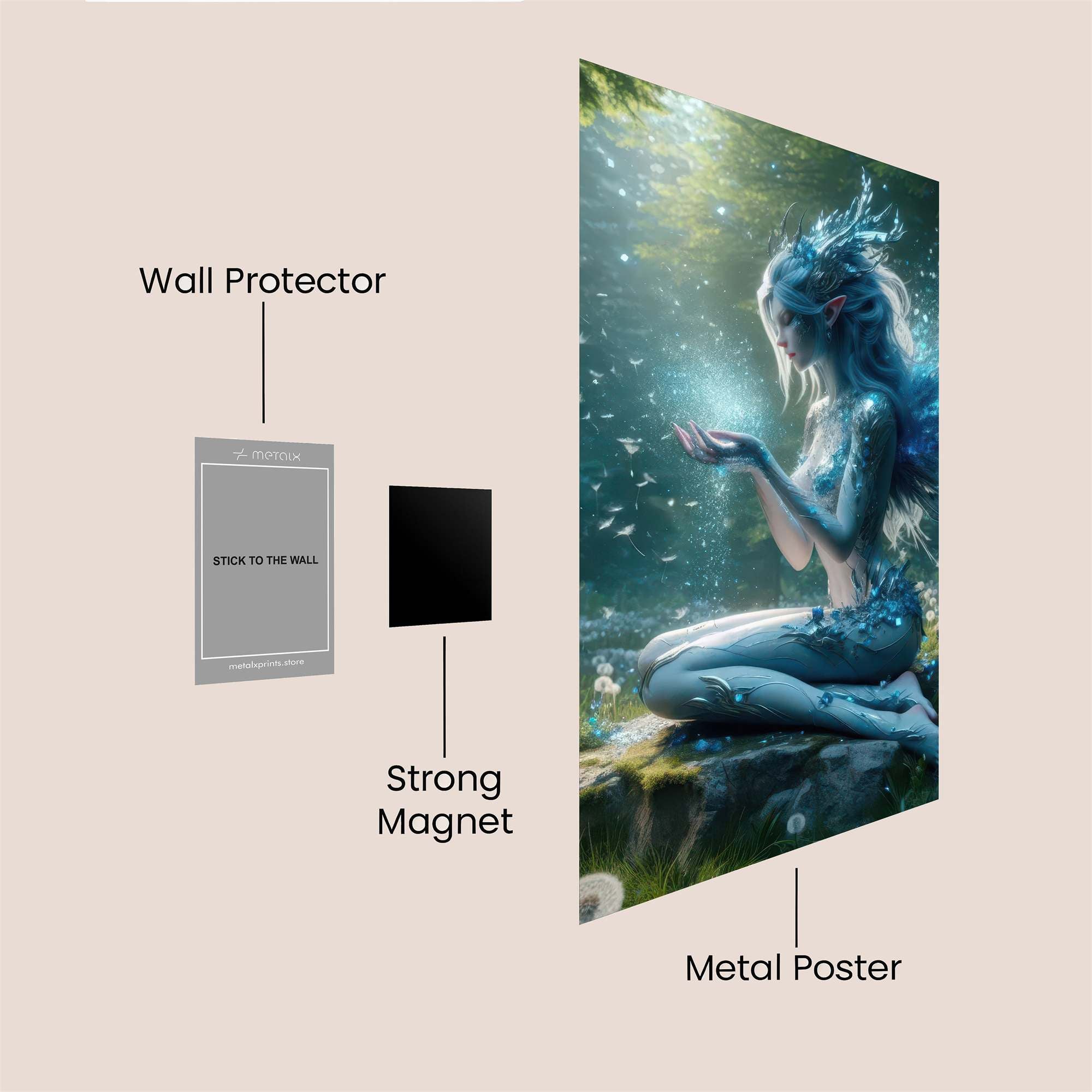 Fairy Serenity Safe Wall Magnetic / M