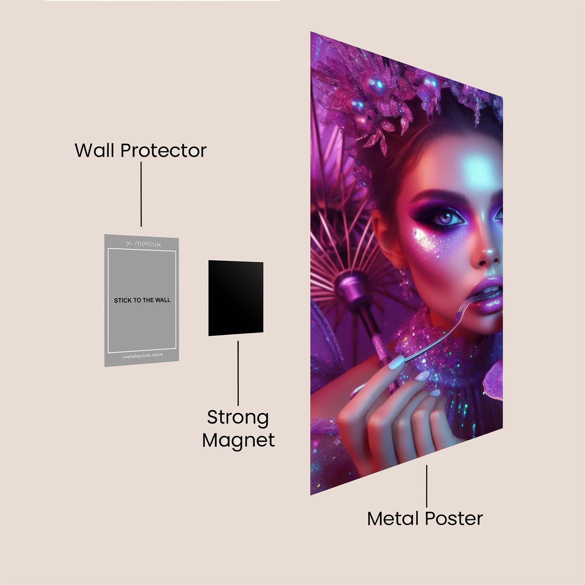 Fairy Whimsy Safe Wall Magnetic / M